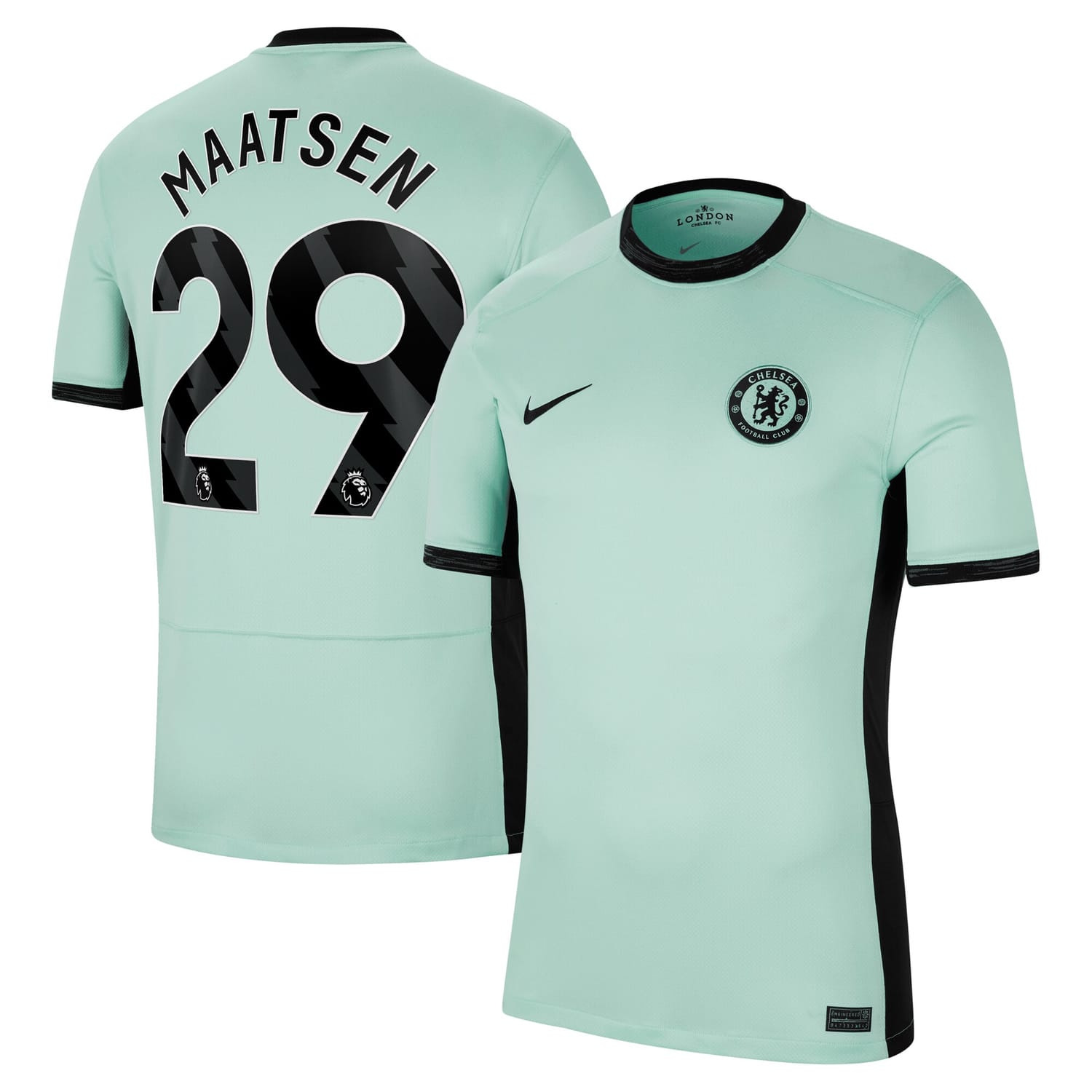 Premier League Chelsea Third Jersey Shirt 2023-24 player Ian Maatsen 29 printing for Men