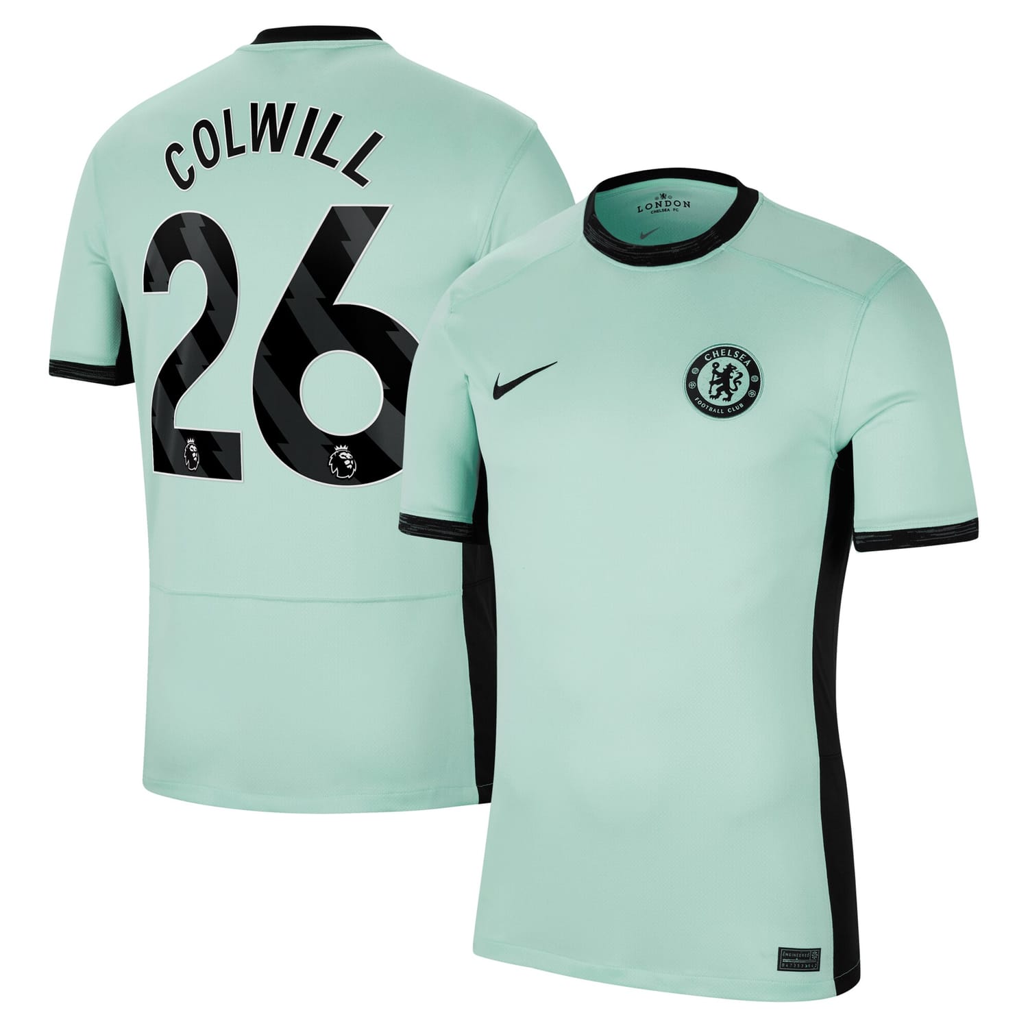 Premier League Chelsea Third Jersey Shirt 2023-24 player Levi Colwill 26 printing for Men