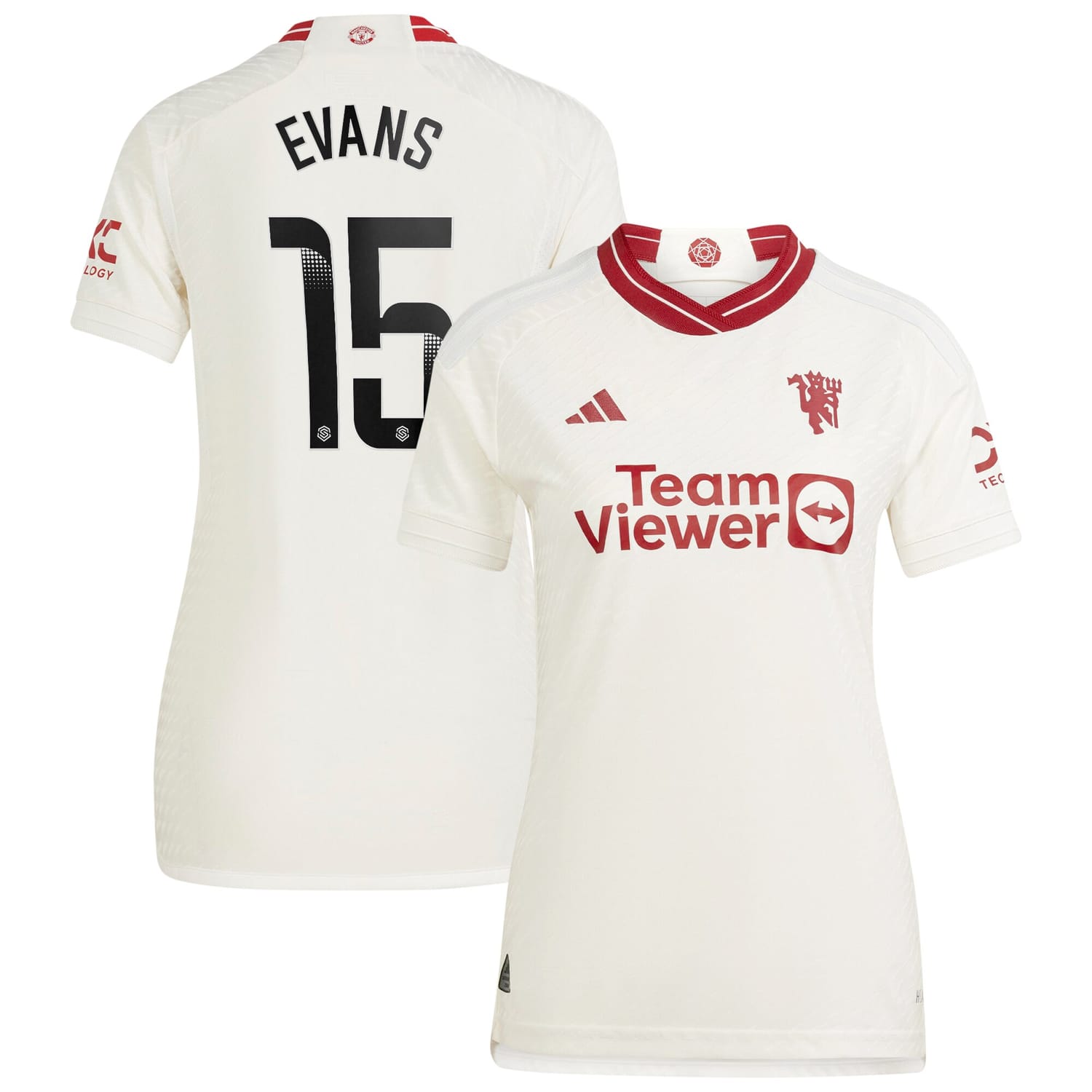 Premier League Manchester United Third WSL Authentic Jersey Shirt 2023-24 player Gemma Evans printing for Women