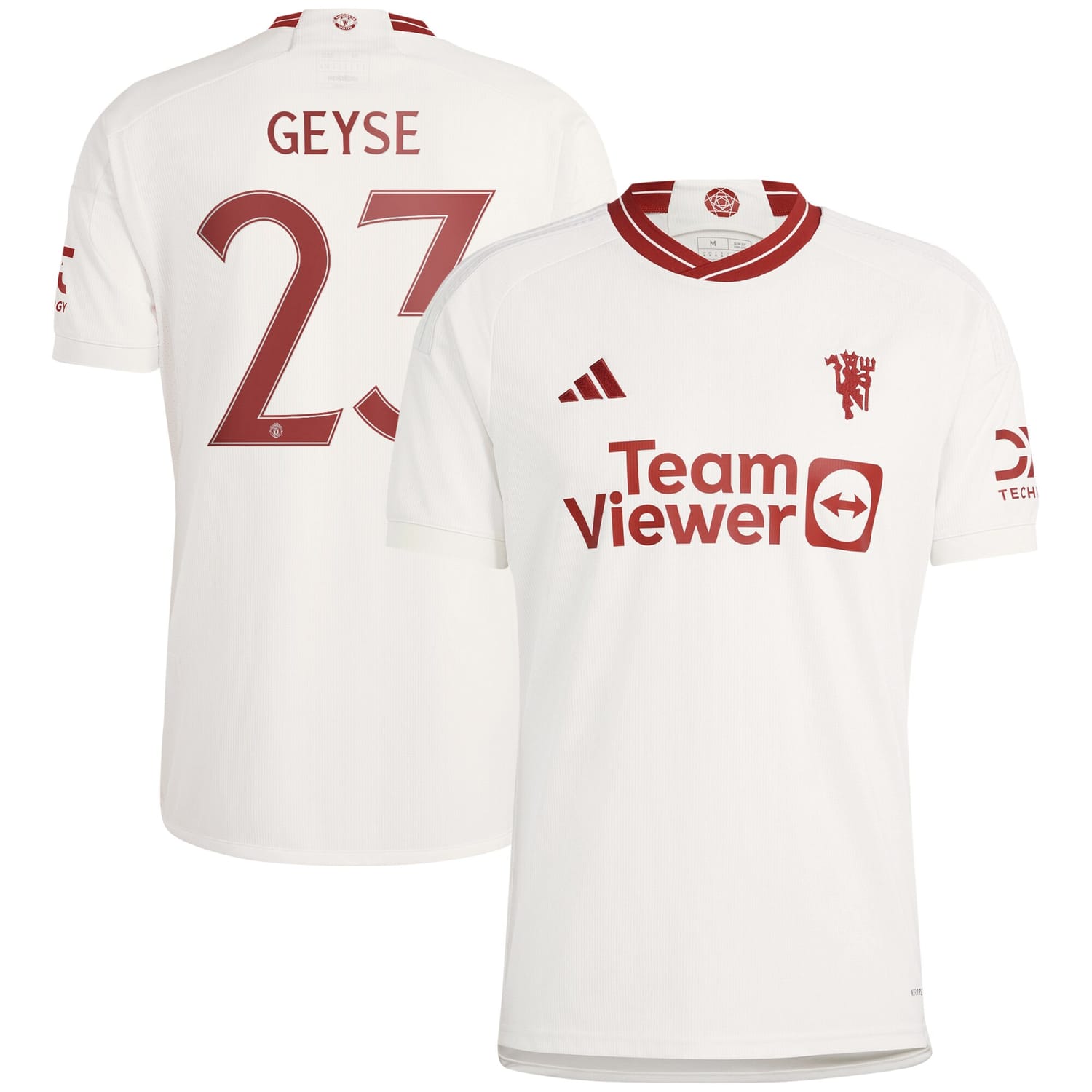 Premier League Manchester United Third WSL Jersey Shirt 2023-24 player Geyse Da Silva Ferreira printing for Men