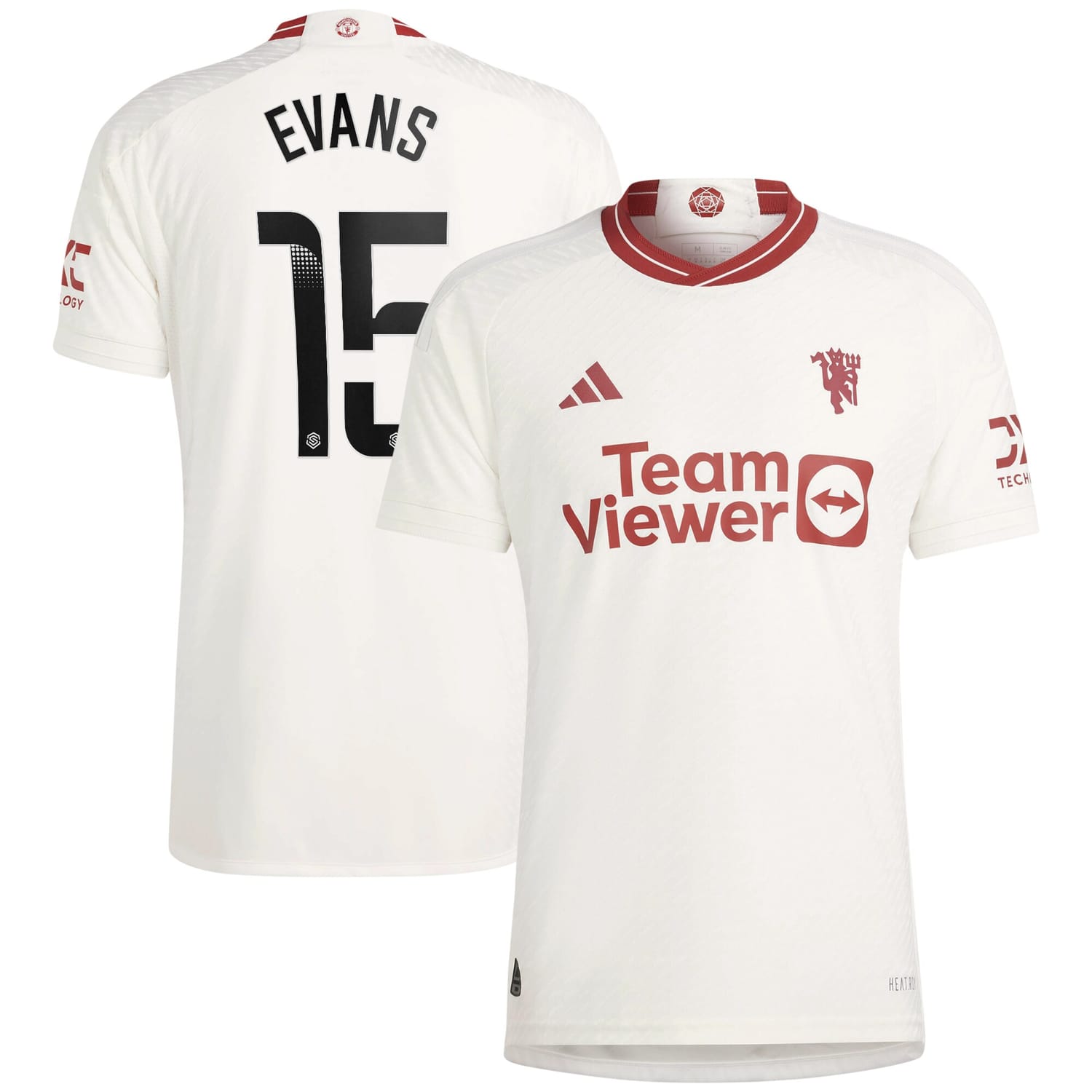 Premier League Manchester United Third WSL Authentic Jersey Shirt 2023-24 player Gemma Evans printing for Men