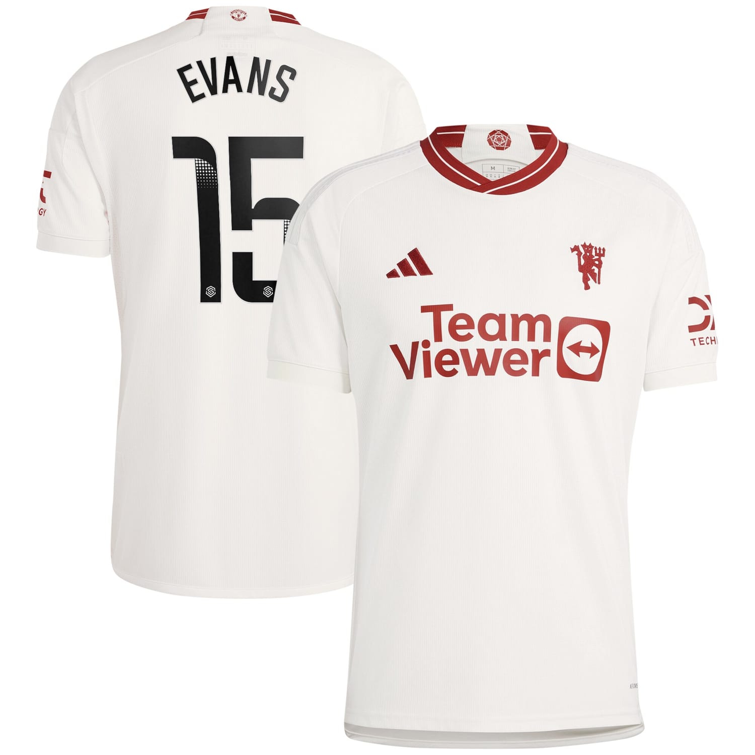 Premier League Manchester United Third WSL Jersey Shirt 2023-24 player Gemma Evans printing for Men