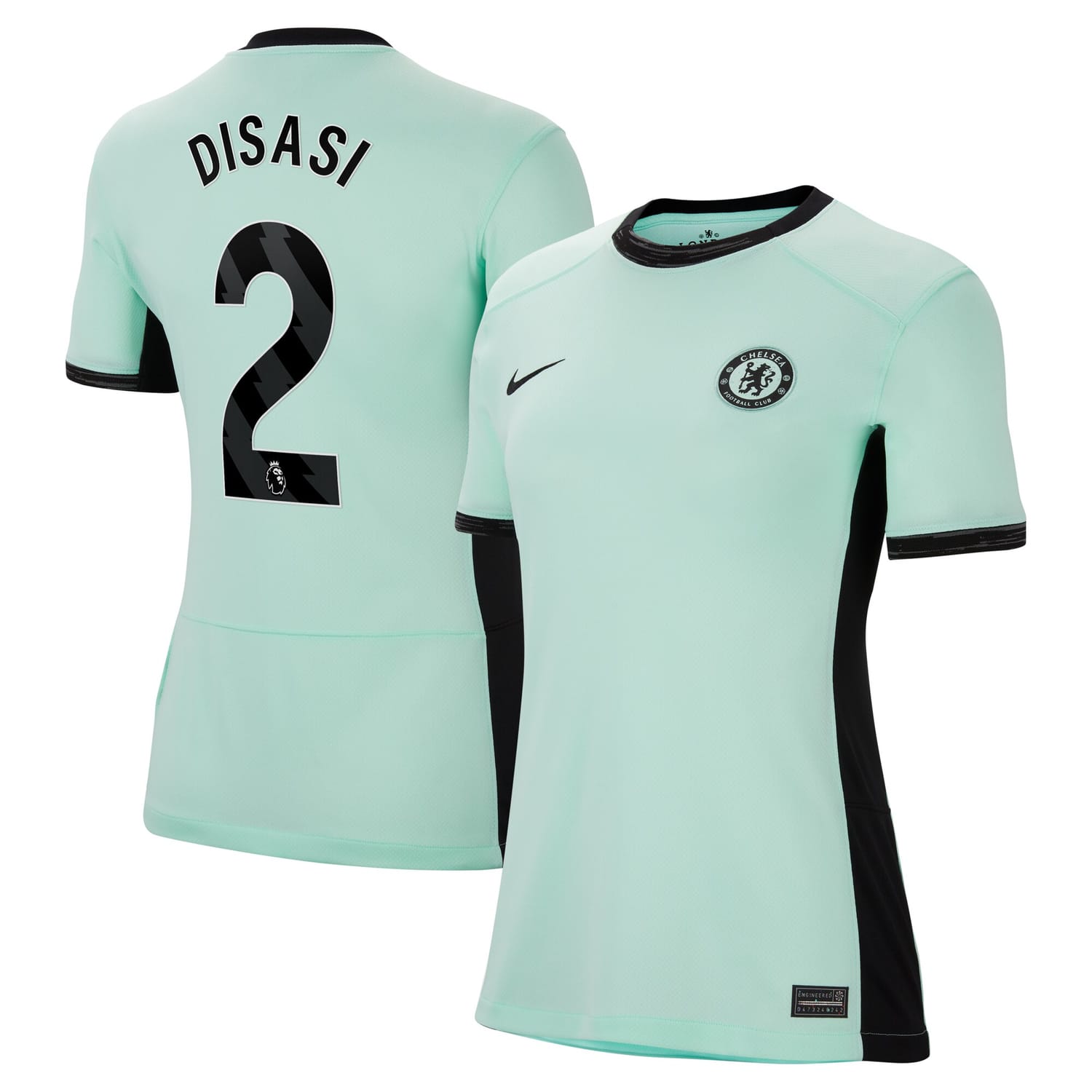 Premier League Chelsea Third Jersey Shirt 2023-24 player Axel Disasi 2 printing for Women