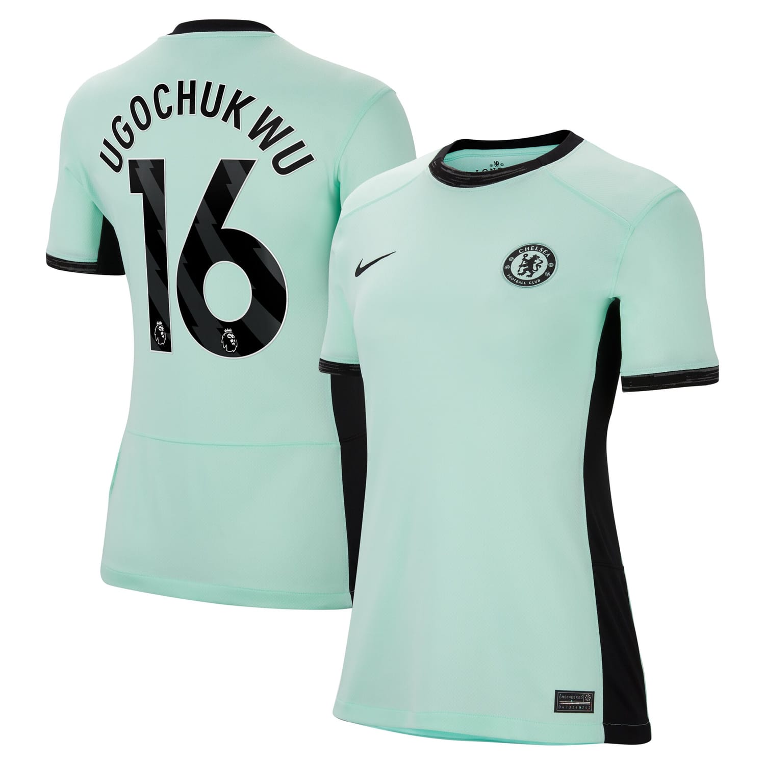 Premier League Chelsea Third Jersey Shirt 2023-24 player Lesley Ugochukwu 16 printing for Women