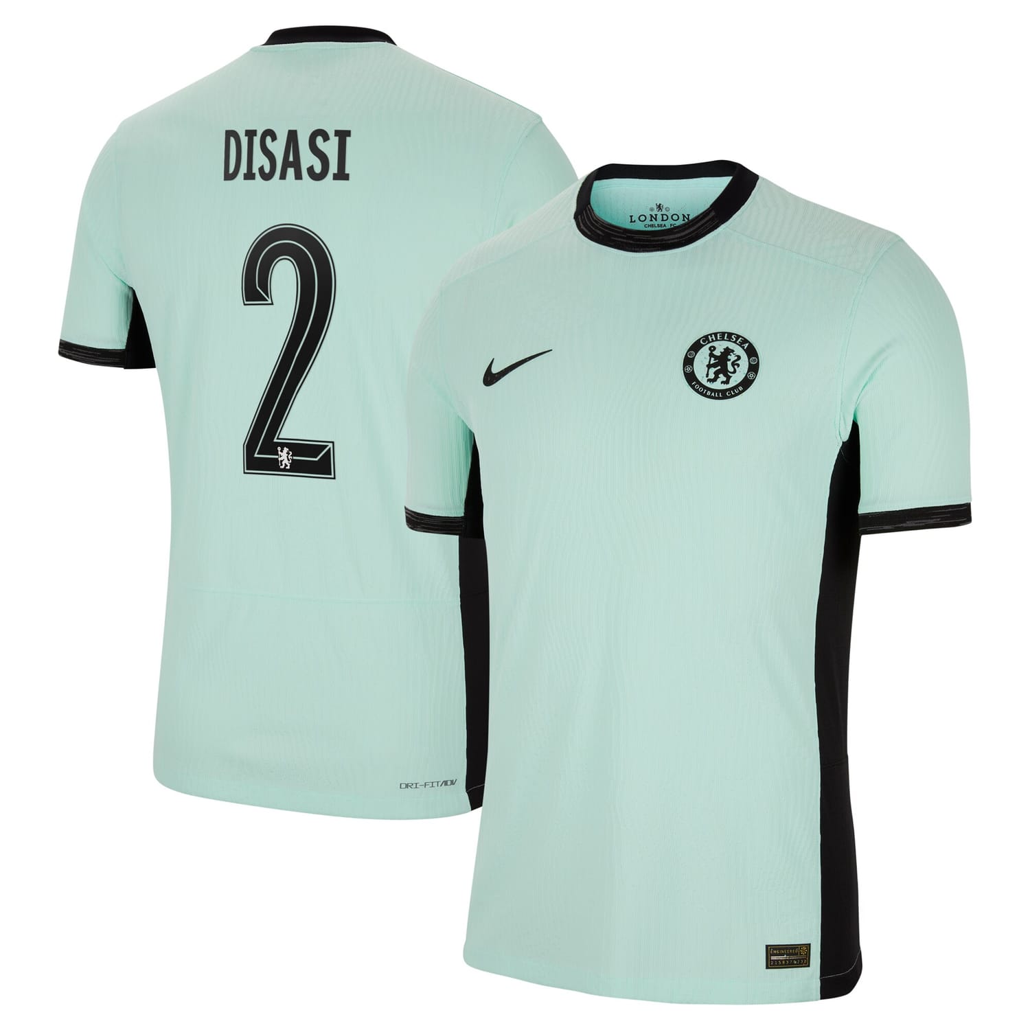 Premier League Chelsea Third Cup Authentic Jersey Shirt 2023-24 player Axel Disasi 2 printing for Men