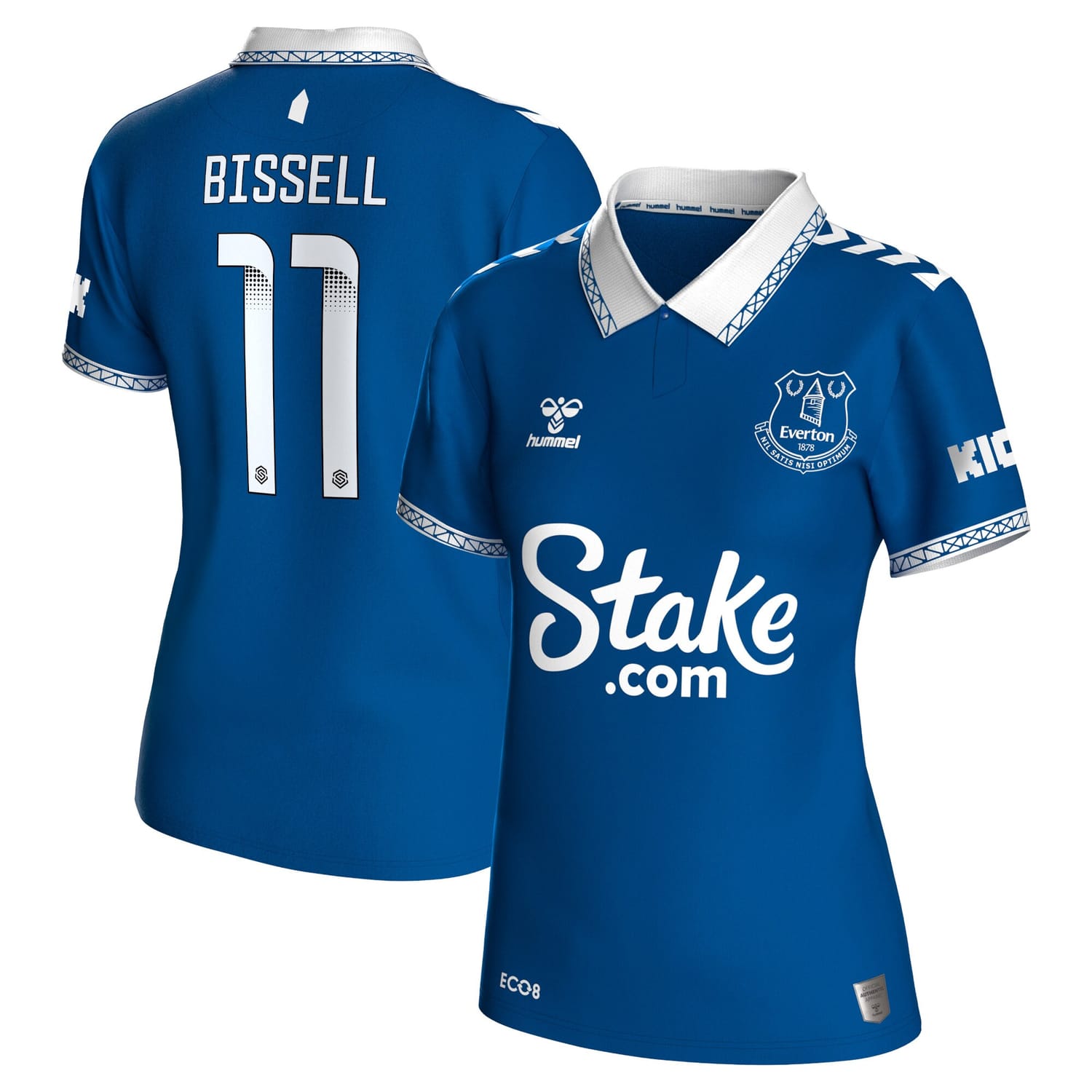 Premier League Everton Home WSL Jersey Shirt 2023-24 player Emma Bissell printing for Women