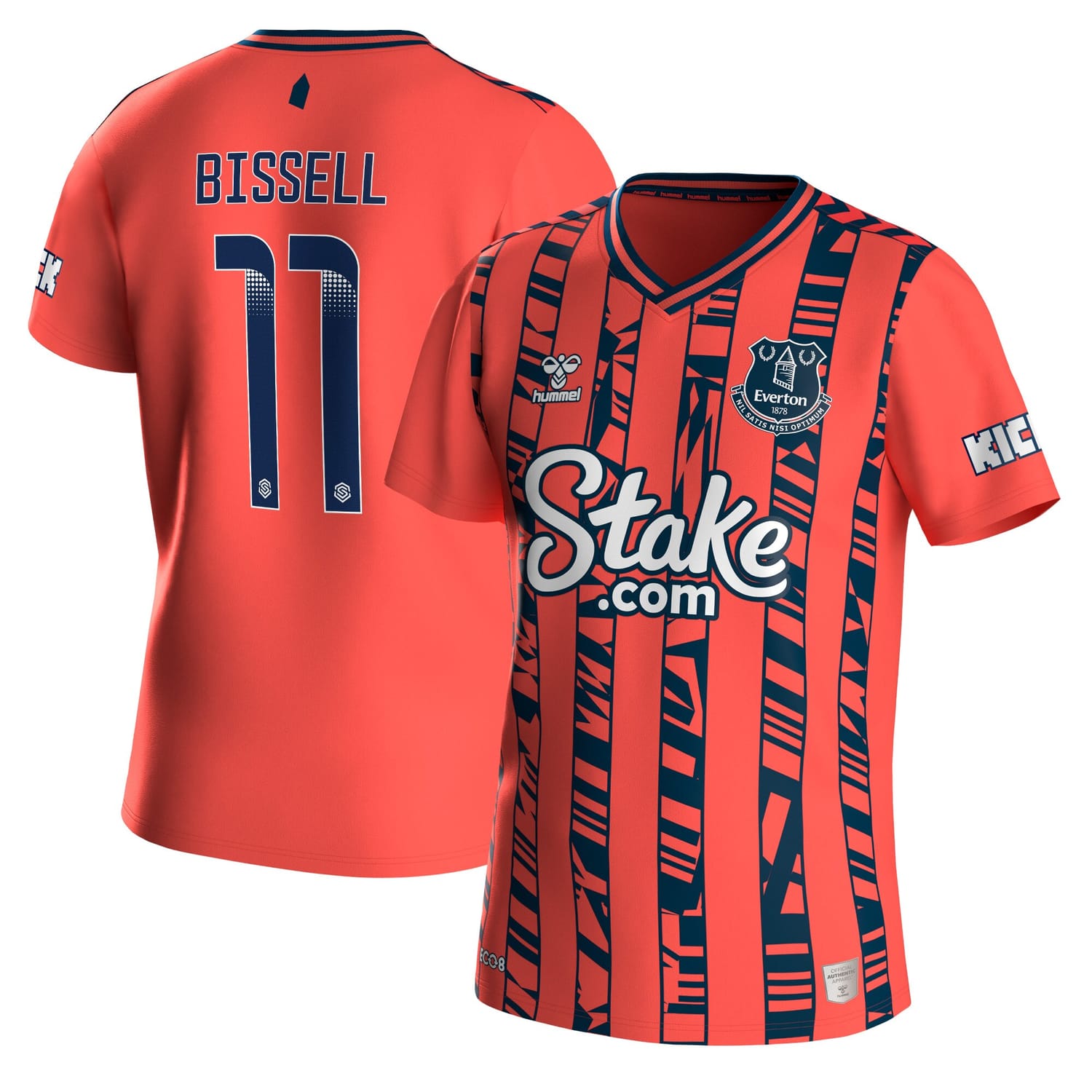 Premier League Everton Away WSL Jersey Shirt 2023-24 player Emma Bissell printing for Men