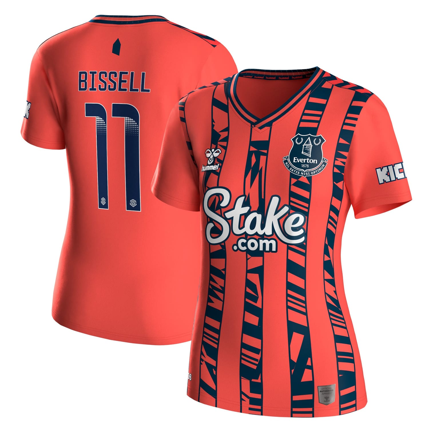 Premier League Everton Away WSL Jersey Shirt 2023-24 player Emma Bissell printing for Women