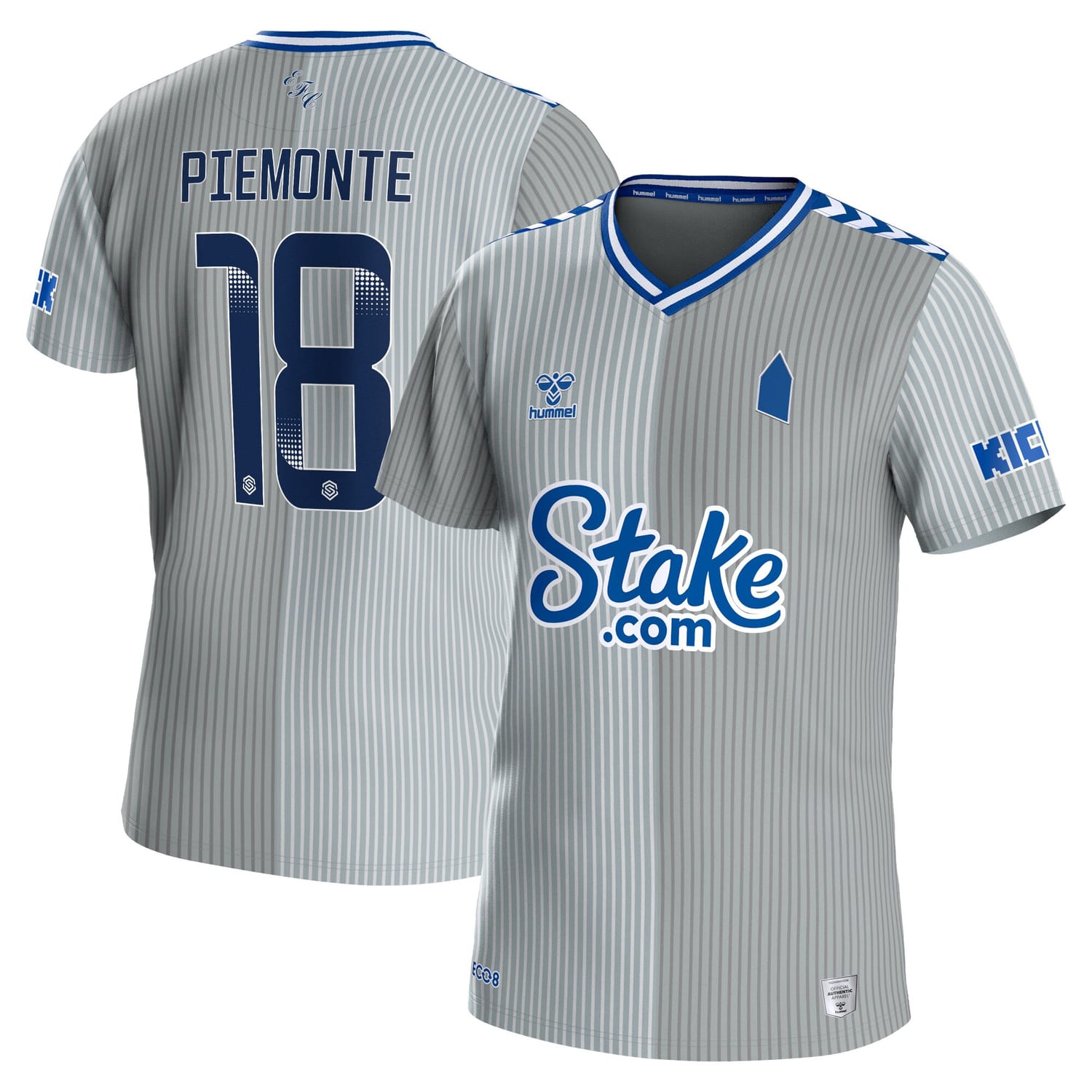 Premier League Everton Third WSL Jersey Shirt 2023-24 player Martina Piemonte 18 printing for Men
