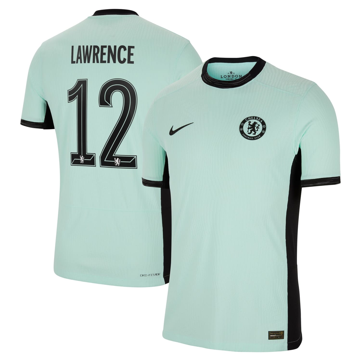 Premier League Chelsea Third Authentic Jersey Shirt 2023-24 player Ashley Lawrence 12 printing for Men