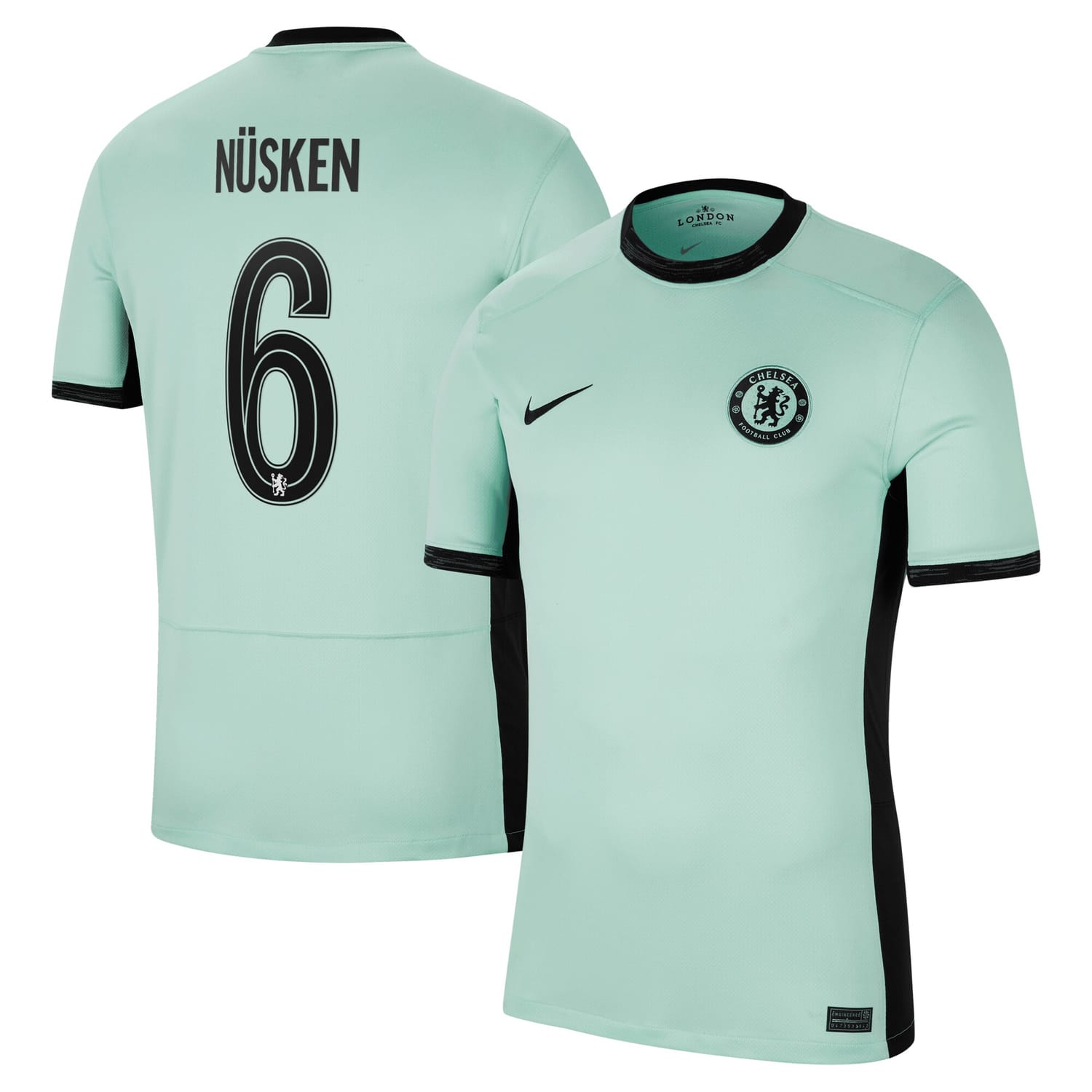 Premier League Chelsea Third Jersey Shirt 2023-24 player Sjoeke Nüsken 6 printing for Men