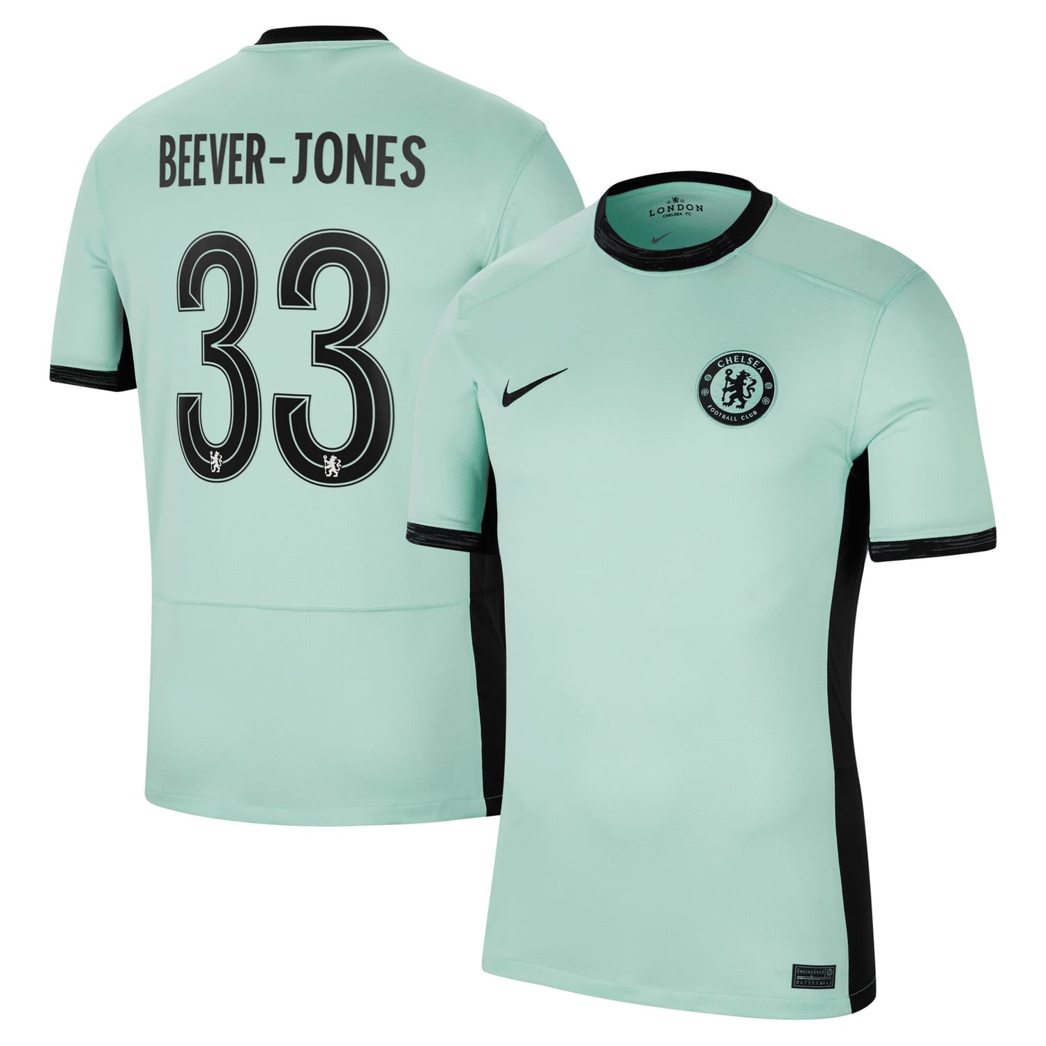 Premier League Chelsea Third Jersey Shirt 2023-24 player Aggie Beever-Jones 33 printing for Men