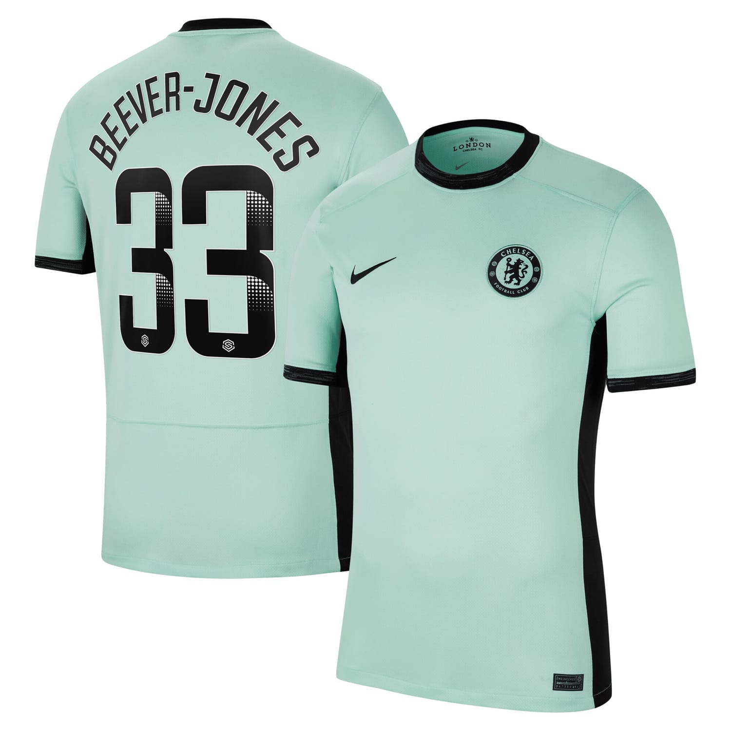 Premier League Chelsea Third WSL Jersey Shirt 2023-24 player Aggie Beever-Jones 33 printing for Men