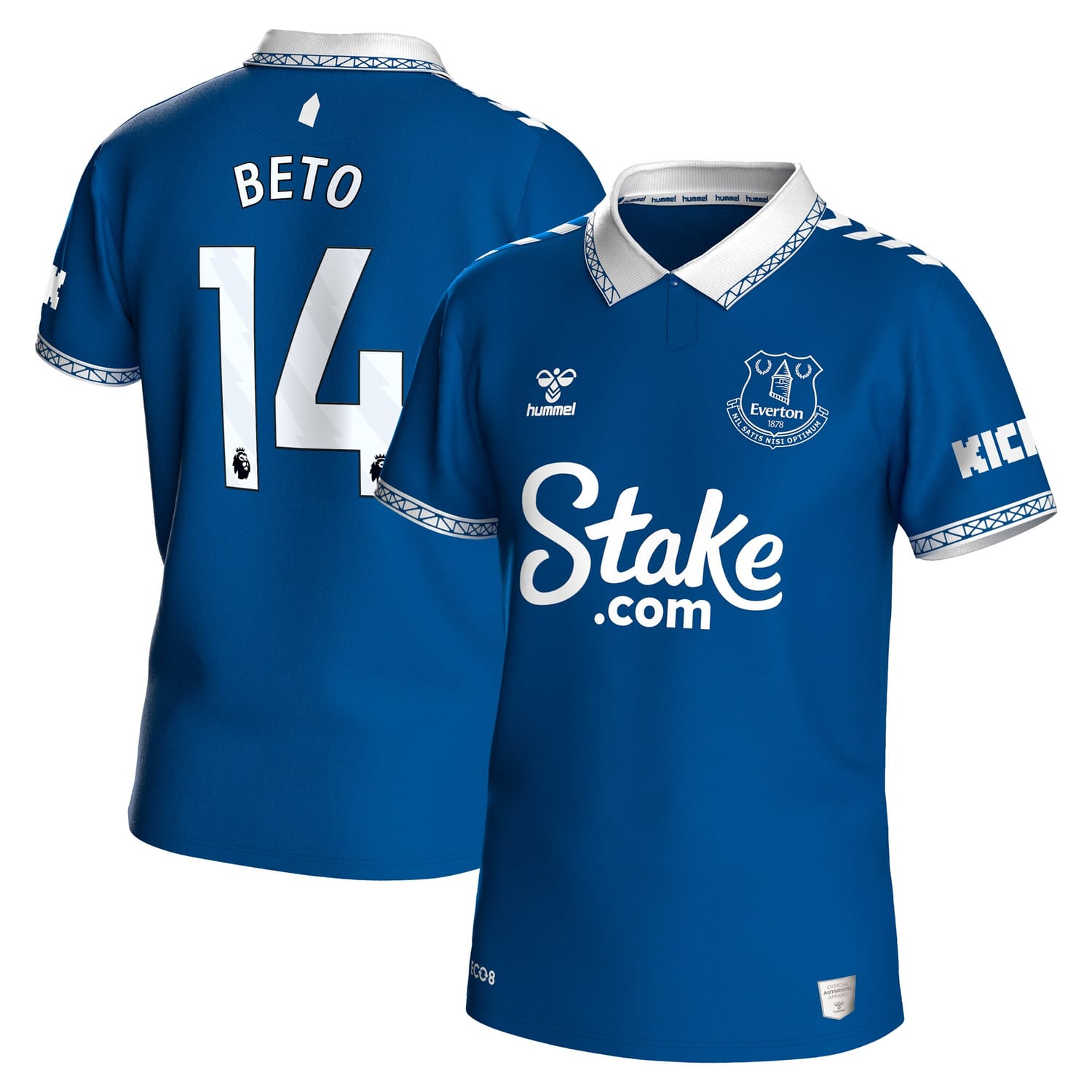Premier League Everton Home Jersey Shirt 2023-24 player Beto 14 printing for Men