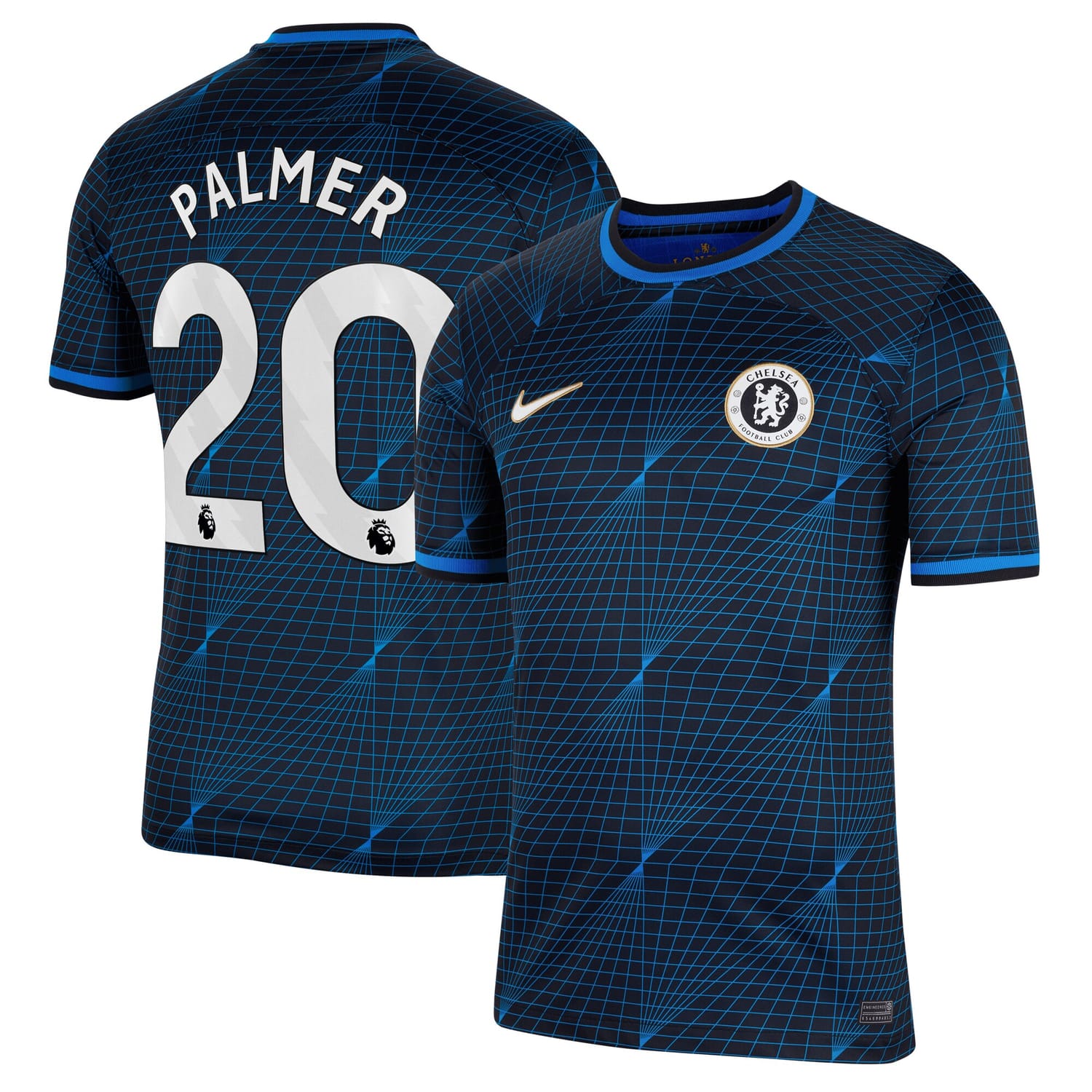 Premier League Chelsea Away Jersey Shirt 2023-24 player Cole Palmer printing for Men