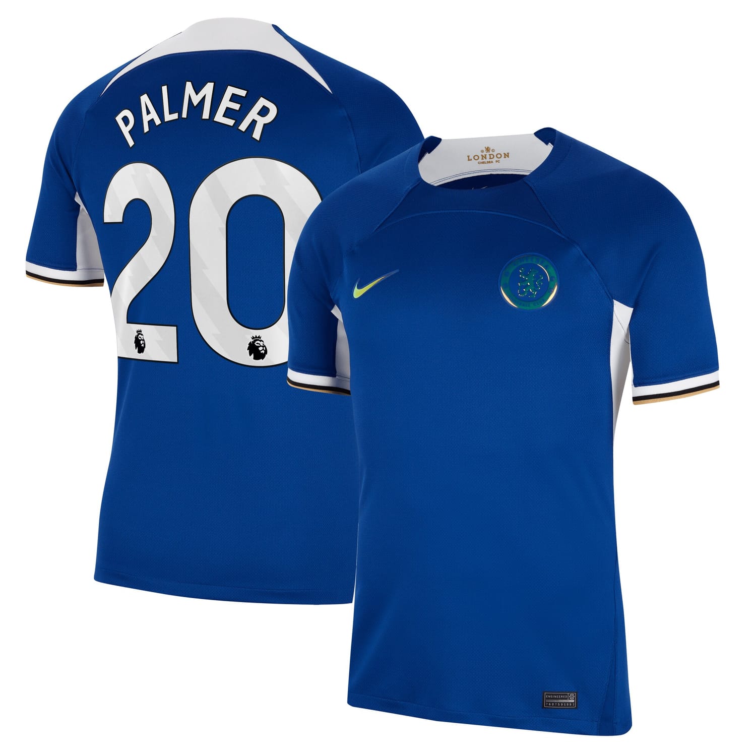 Premier League Chelsea Home Jersey Shirt 2023-24 player Cole Palmer printing for Men