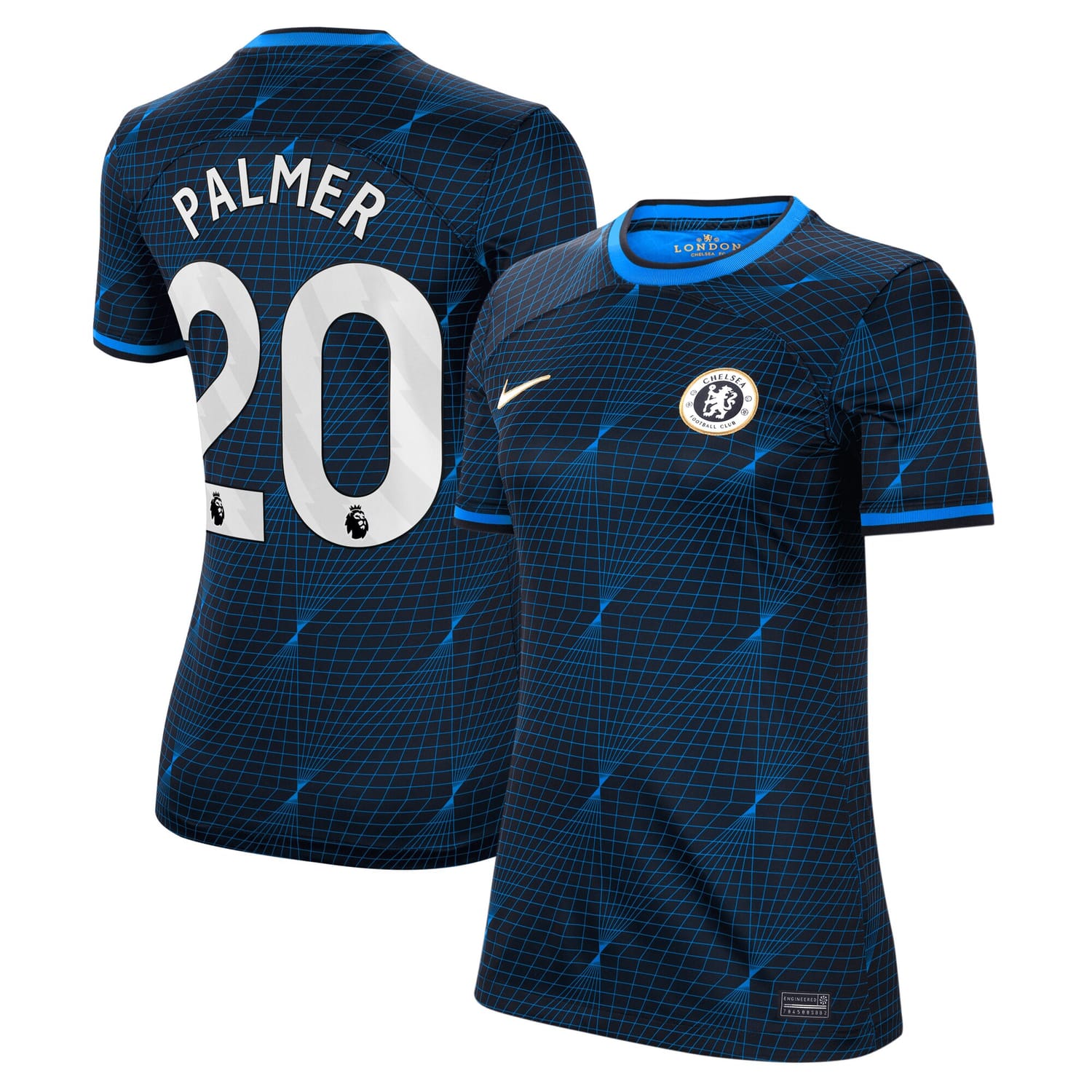 Premier League Chelsea Away Jersey Shirt 2023-24 player Cole Palmer printing for Women
