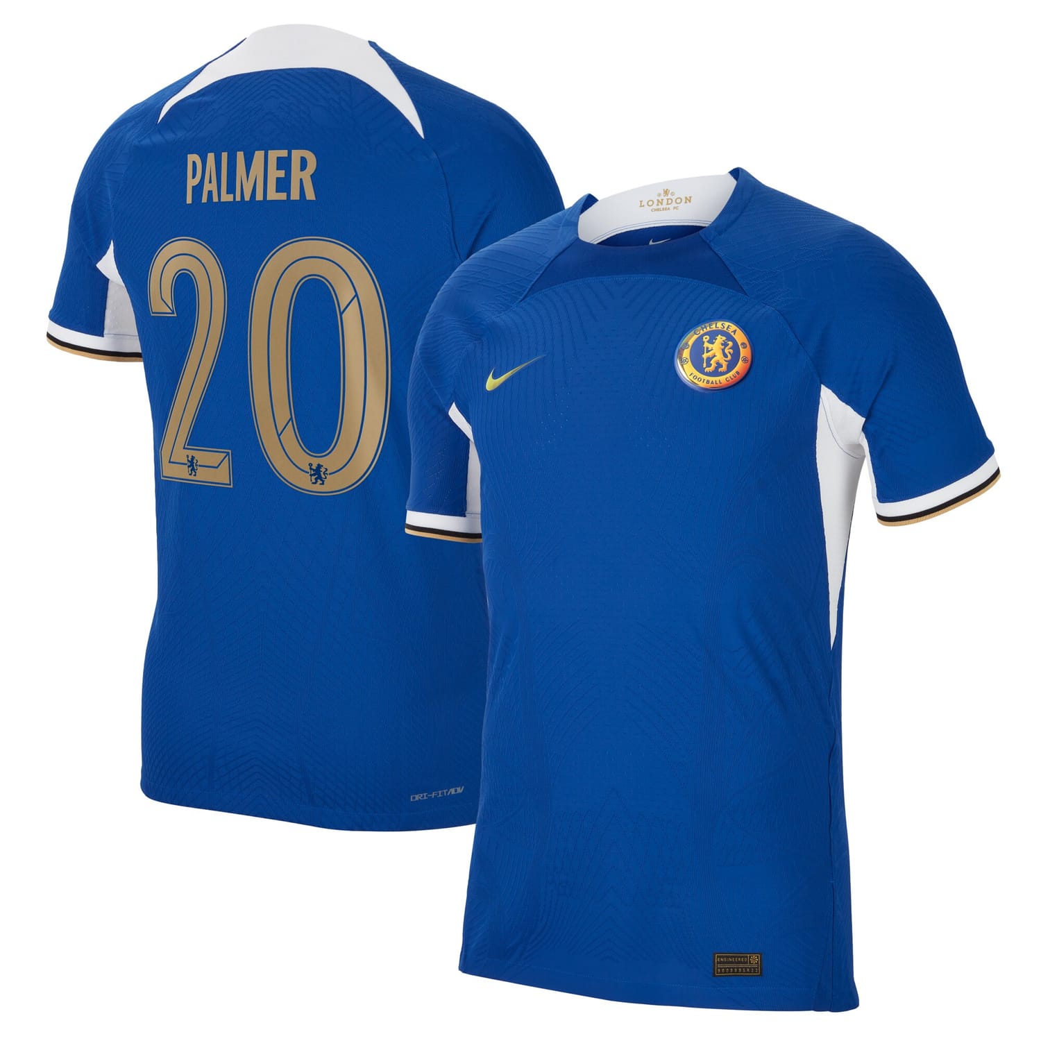 Premier League Chelsea Home Cup Authentic Jersey Shirt 2023-24 player Cole Palmer printing for Men