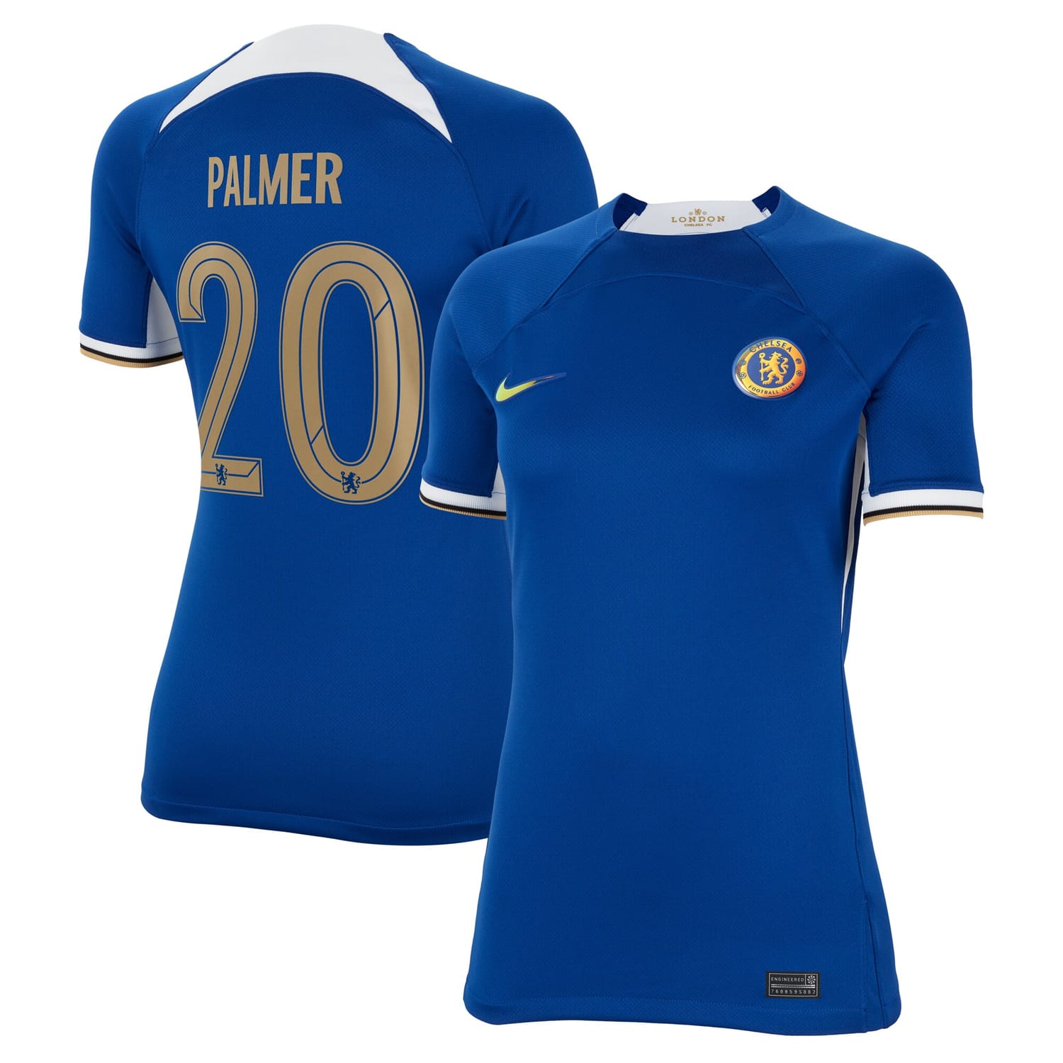 Premier League Chelsea Home Cup Jersey Shirt 2023-24 player Cole Palmer printing for Women
