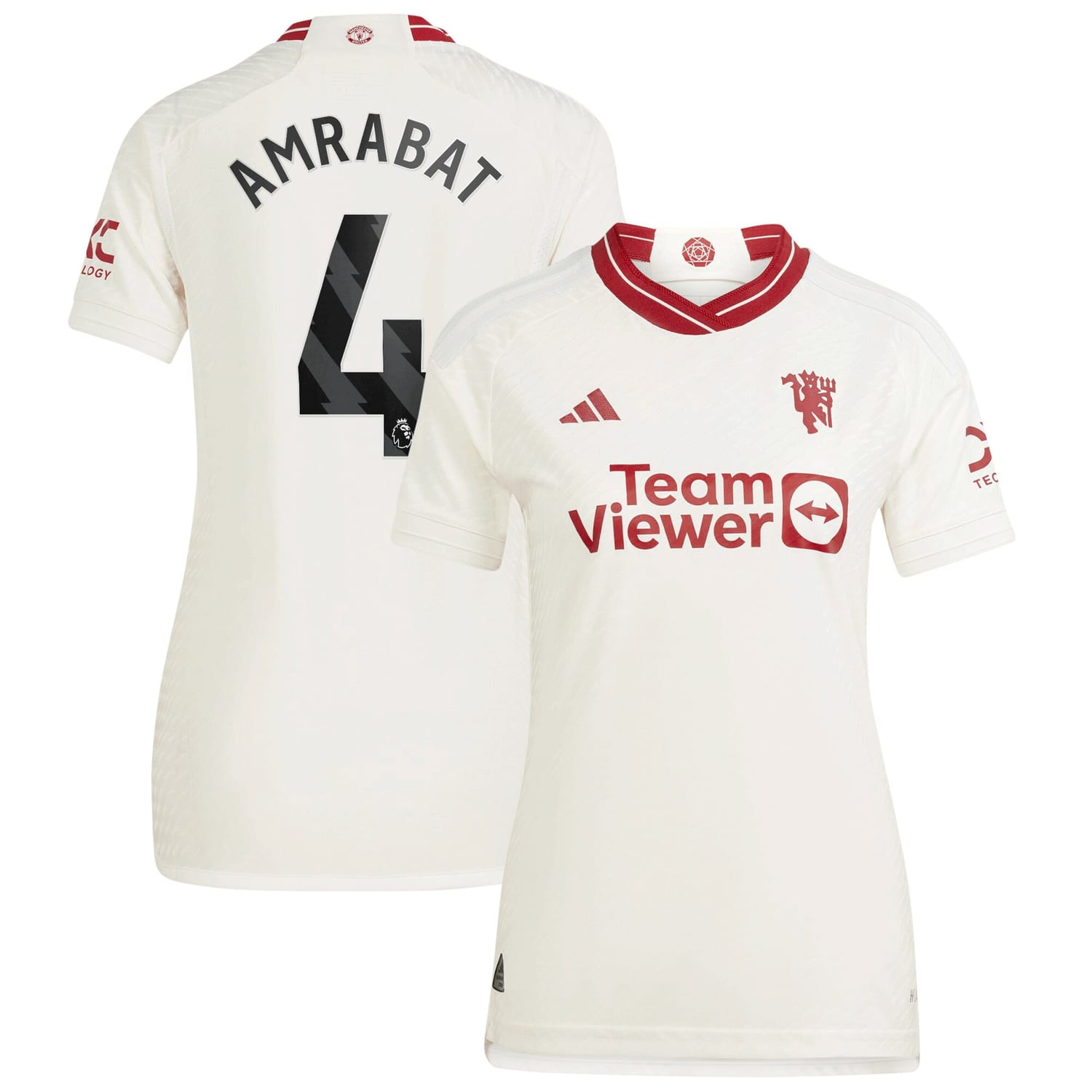 Premier League Manchester United Third Authentic Jersey Shirt 2023-24 player Sofyan Amrabat 4 printing for Women