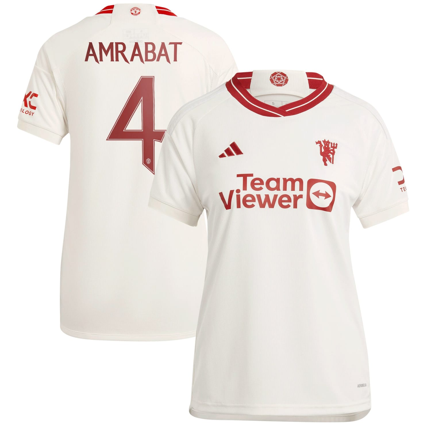 Premier League Manchester United Third Cup Jersey Shirt 2023-24 player Sofyan Amrabat 4 printing for Women