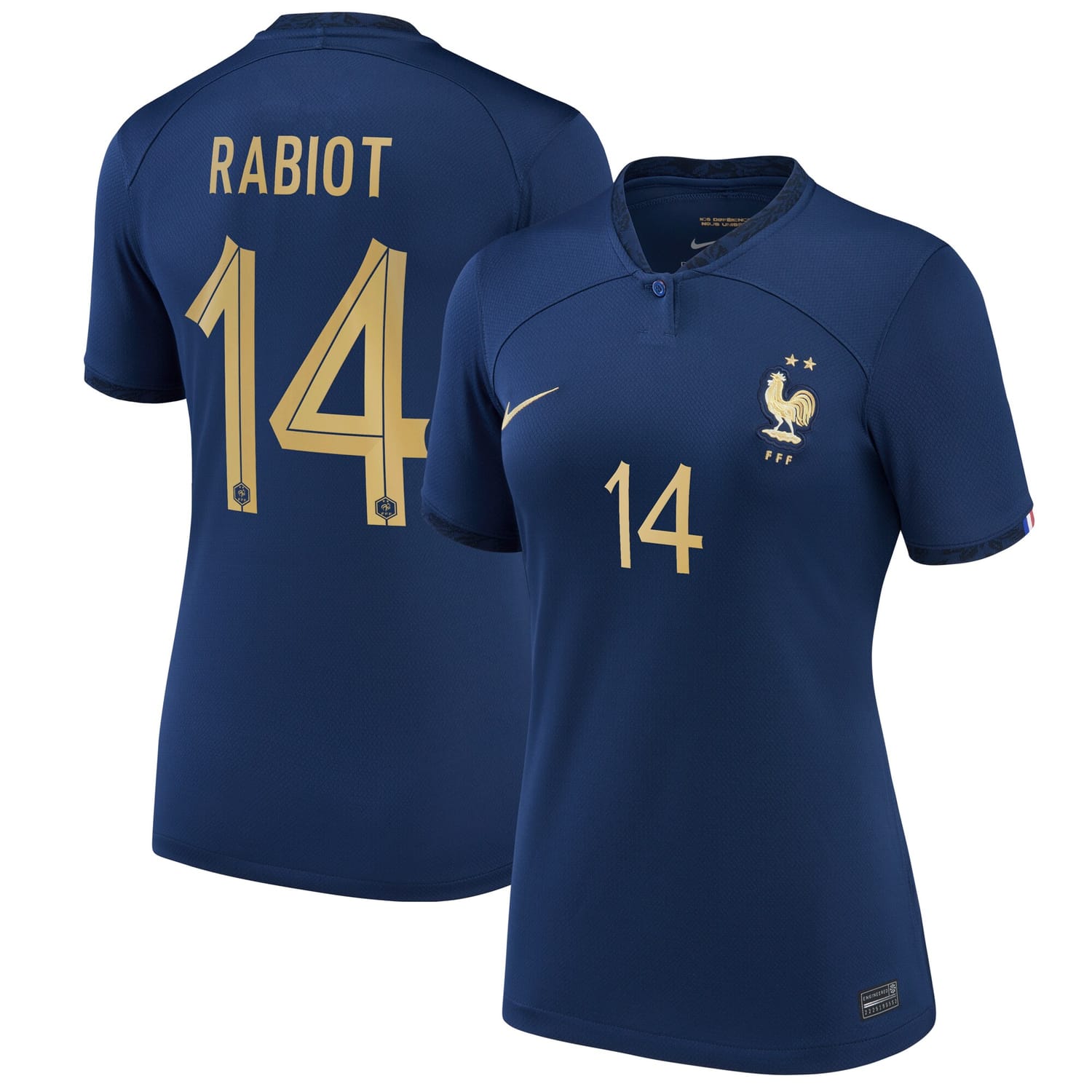 France National Team Home Jersey Shirt 2022 player Adrien Rabiot 14 printing for Women