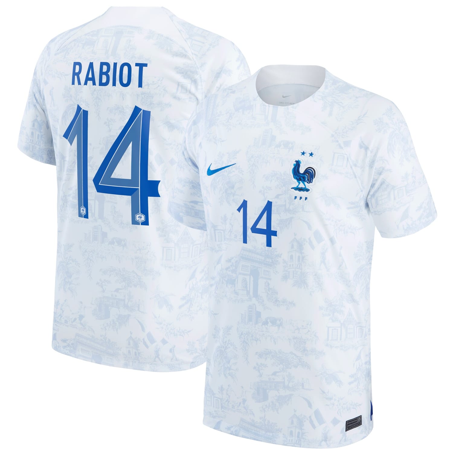 France National Team Away Jersey Shirt 2022 player Adrien Rabiot 14 printing for Men
