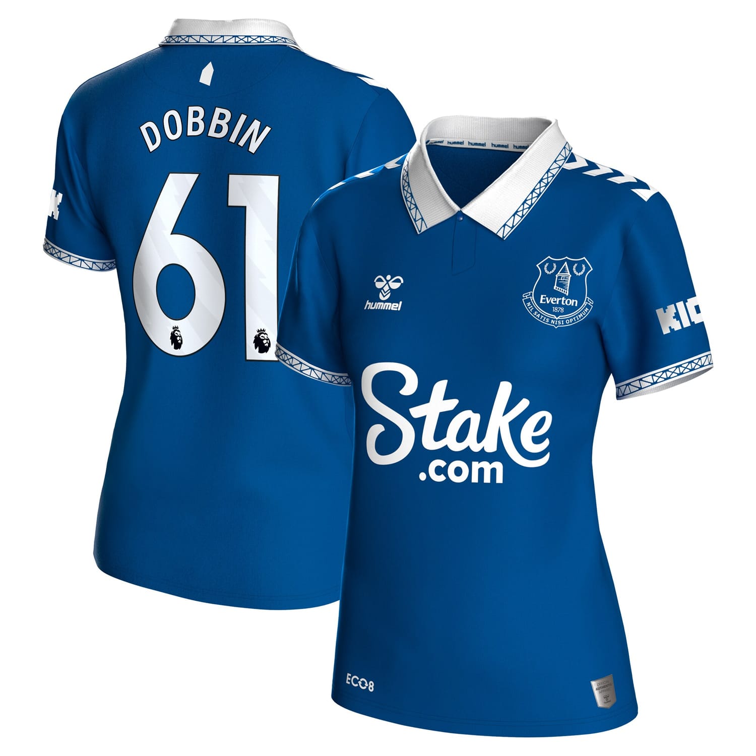 Premier League Everton Home Jersey Shirt 2023-24 player Lewis Dobbin 61 printing for Women