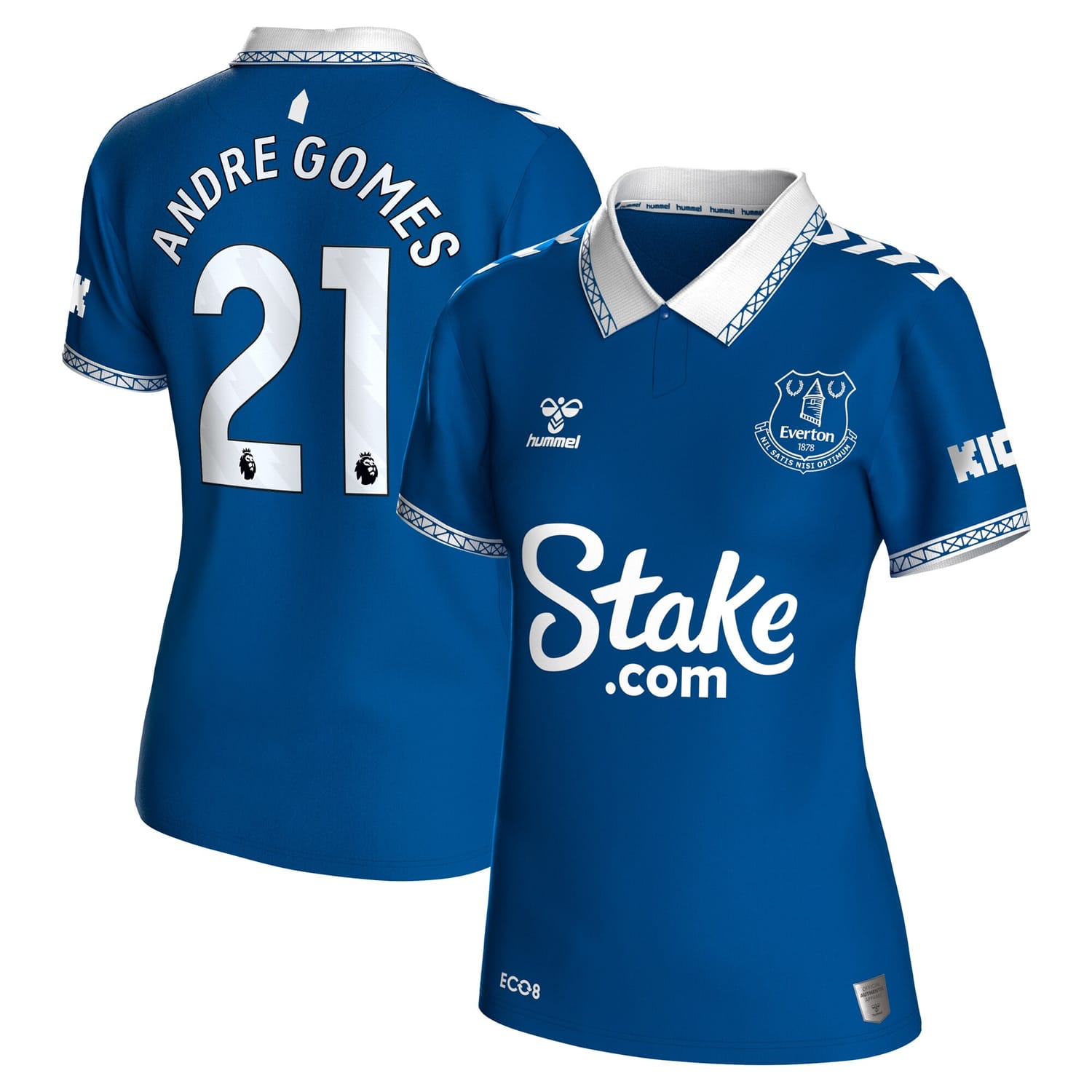 Premier League Everton Home Jersey Shirt 2023-24 player Andre Gomes 21 printing for Women