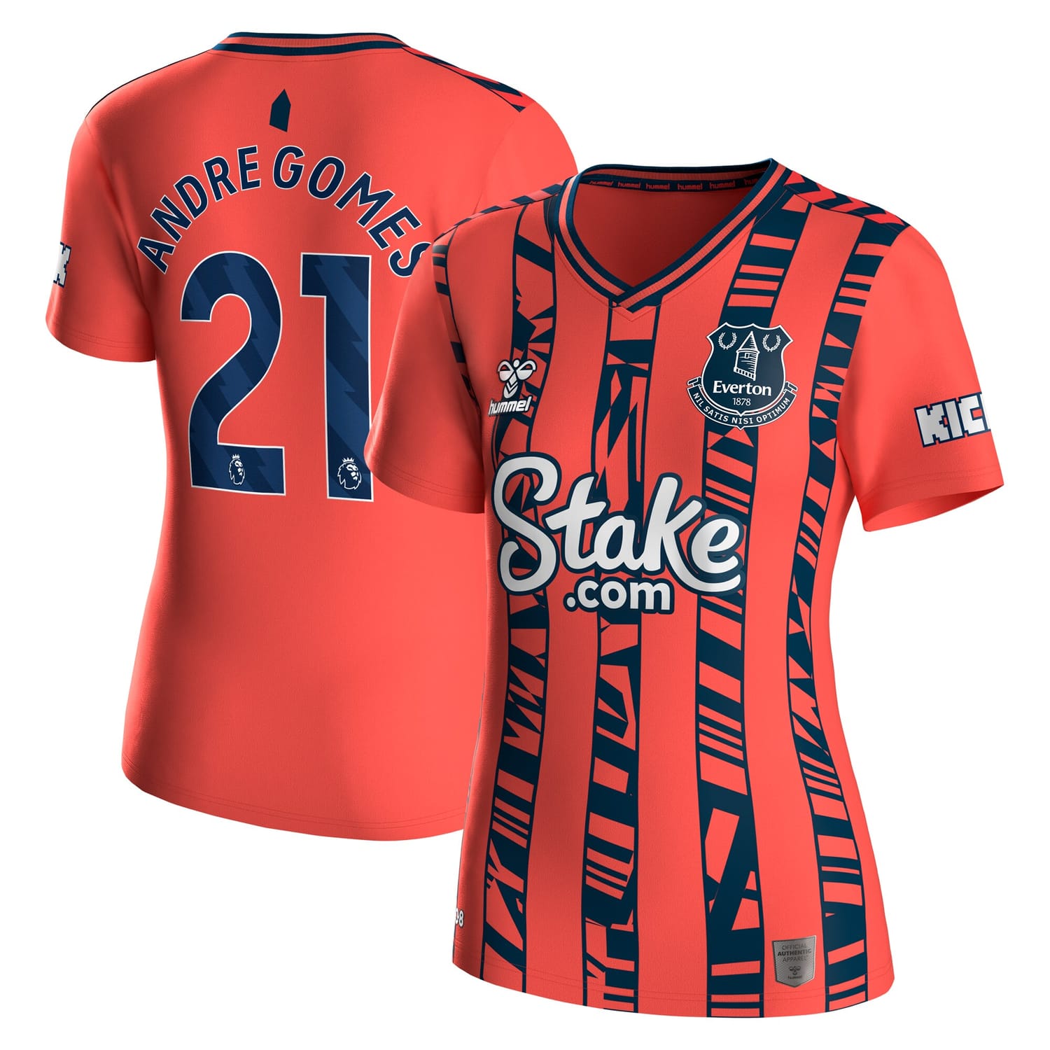 Premier League Everton Away Jersey Shirt 2023-24 player Andre Gomes 21 printing for Women