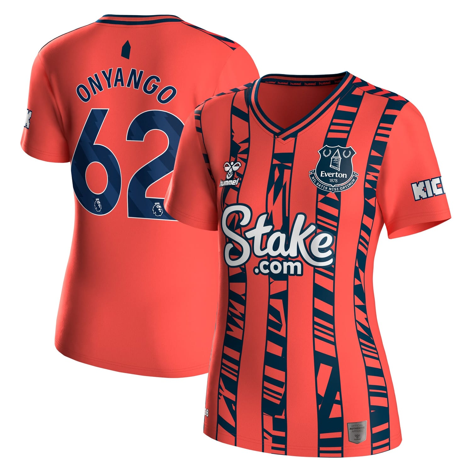 Premier League Everton Away Jersey Shirt 2023-24 player Tyler Onyango 62 printing for Women