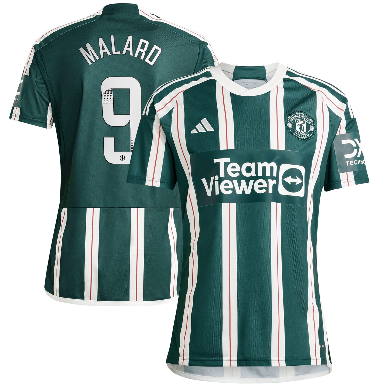 Premier League Manchester United Away WSL Jersey Shirt 2023-24 player Melvine Malard printing for Men