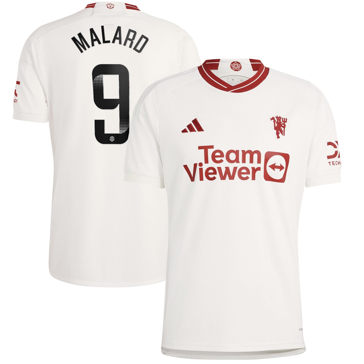 Premier League Manchester United Third WSL Jersey Shirt 2023-24 player Melvine Malard printing for Men