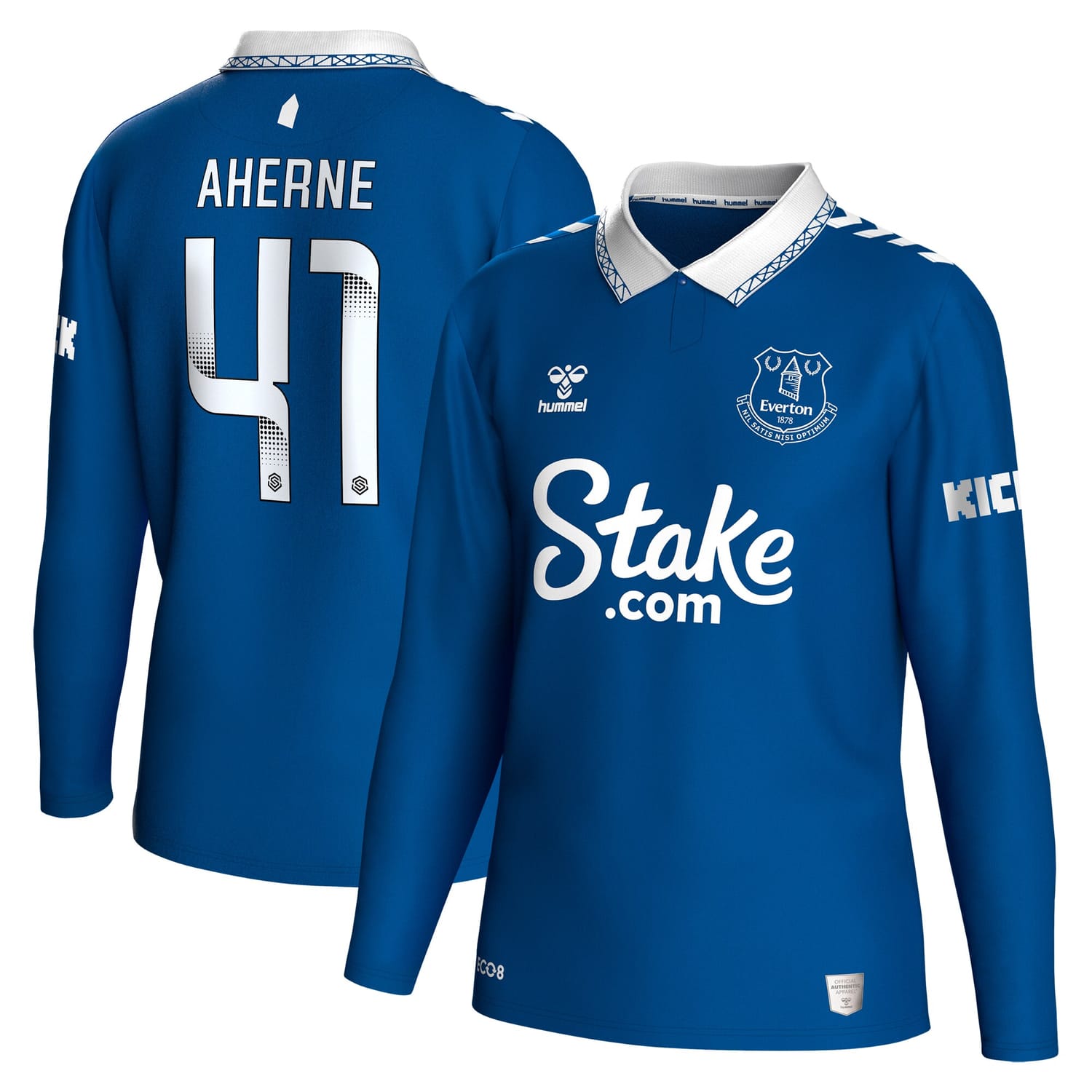 Premier League Everton Home WSL Jersey Shirt Long Sleeve 2023-24 player Alyssa Aherne 41 printing for Men