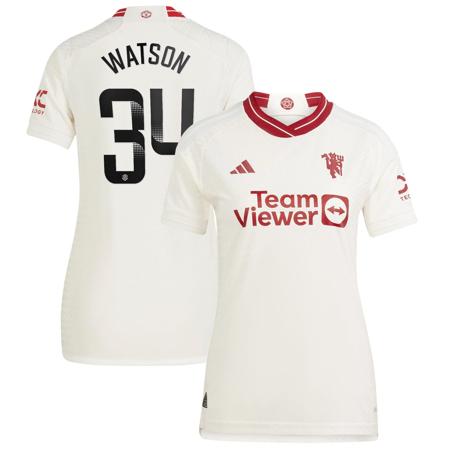 Premier League Manchester United Third WSL Authentic Jersey Shirt 2023-24 player Emma Watson printing for Women
