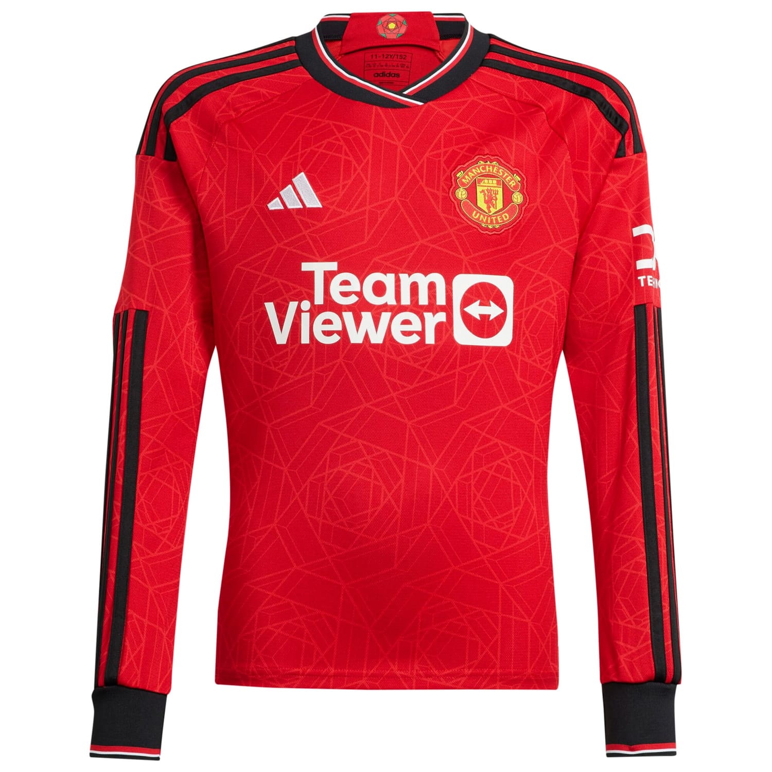 Premier League Manchester United Home Cup Jersey Shirt Long Sleeve 2023-24 player Evie Rabjohn printing for Men
