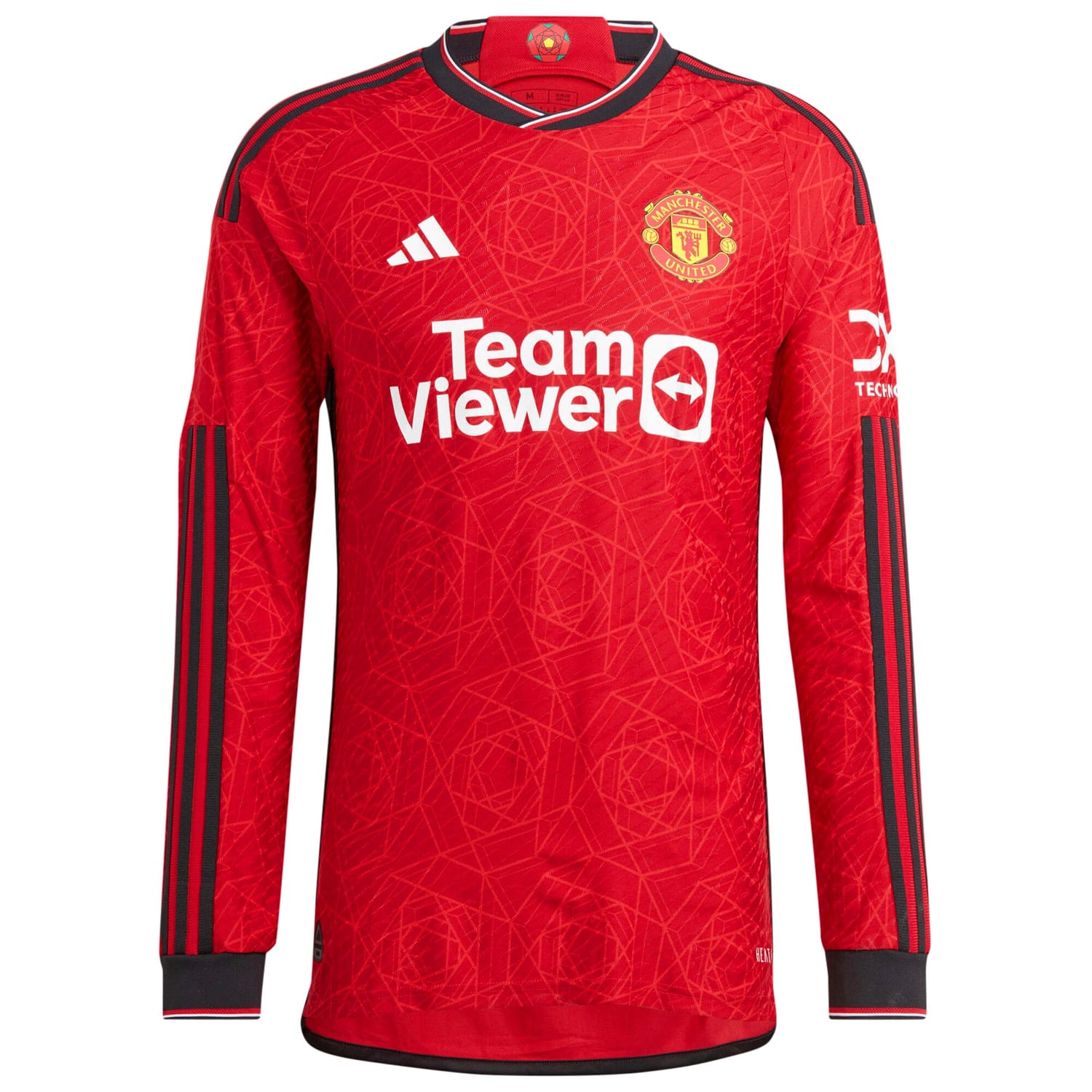 Premier League Manchester United Home Cup Authentic Jersey Shirt Long Sleeve 2023-24 player Gabrielle George printing for Men