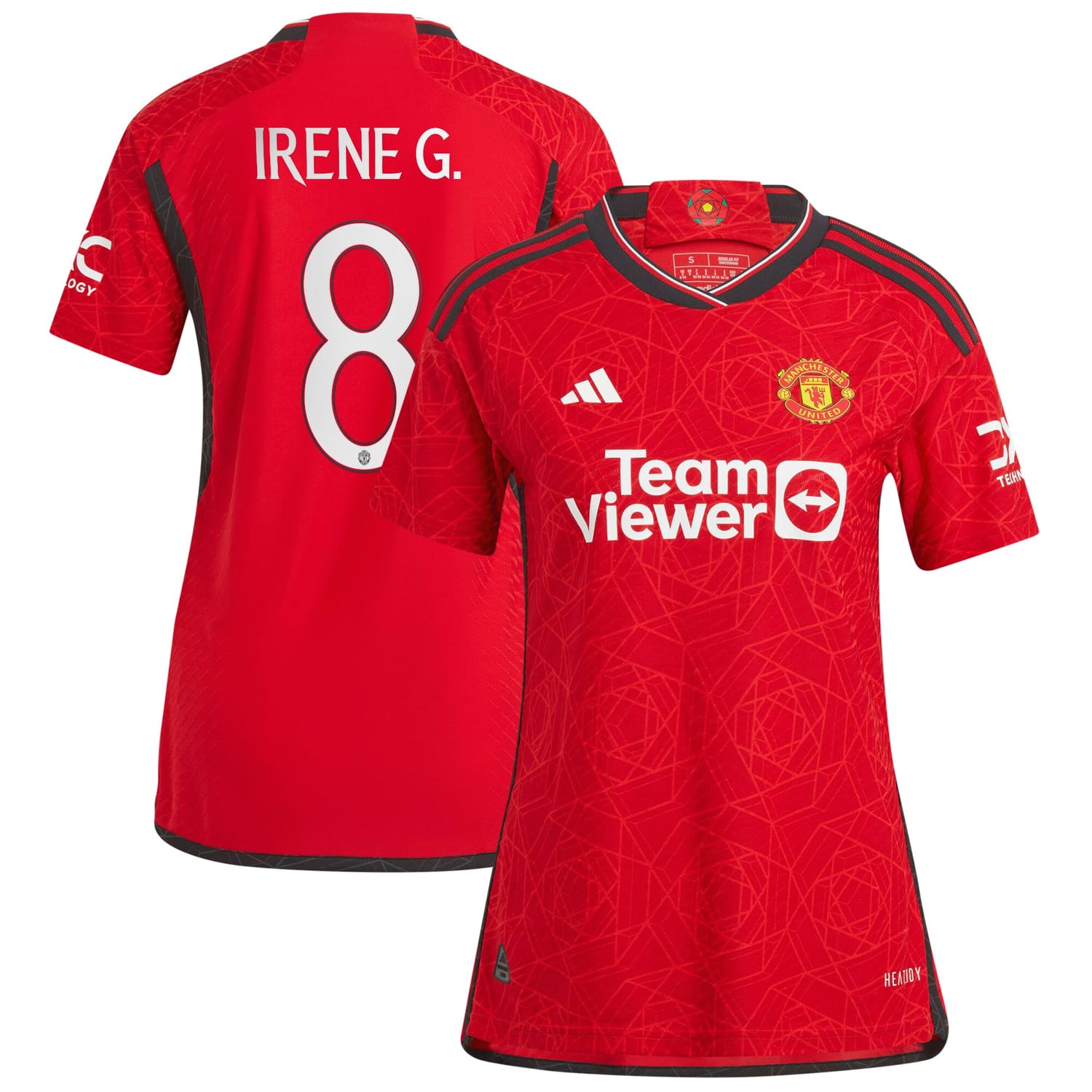 Premier League Manchester United Home Cup Authentic Jersey Shirt 2023-24 player Irene Guerrero printing for Women