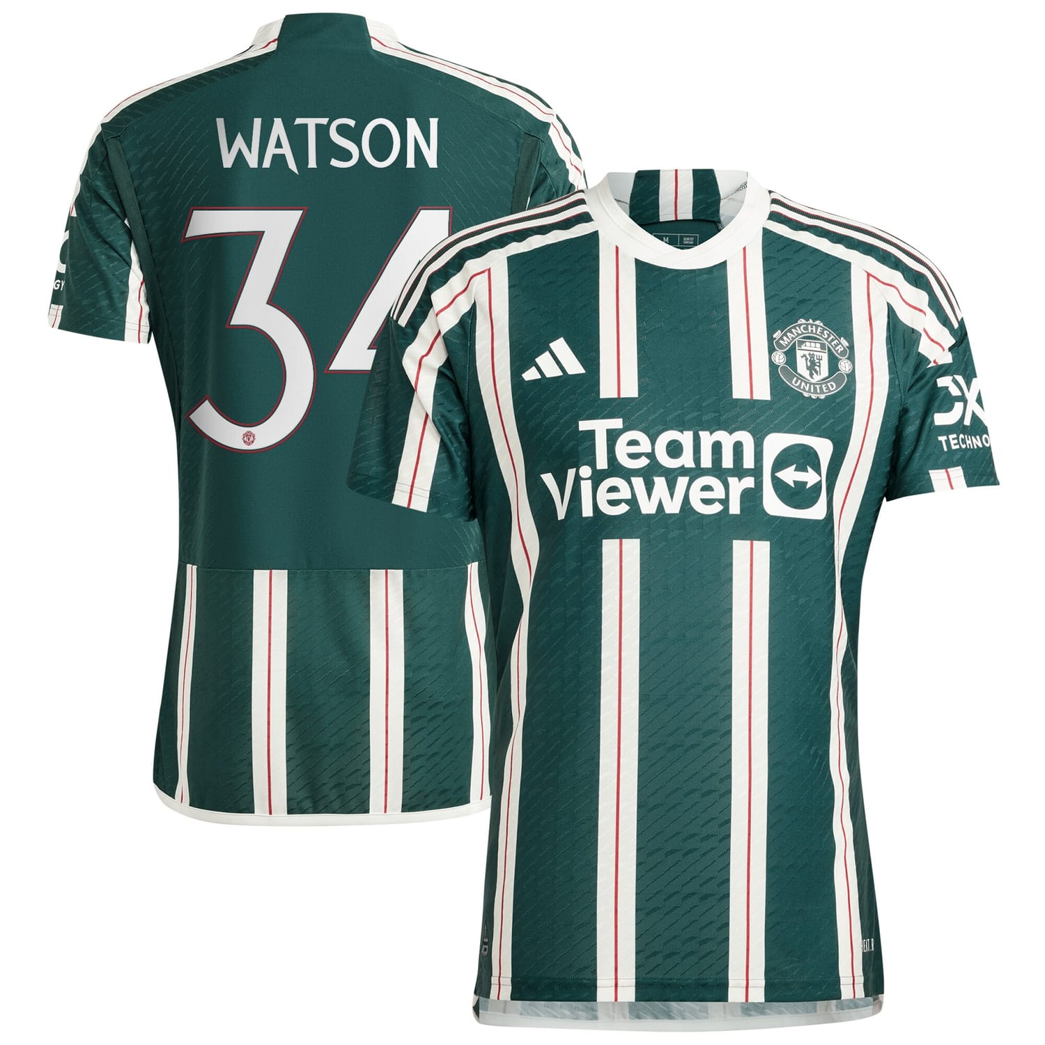 Premier League Manchester United Away Cup Authentic Jersey Shirt 2023-24 player Emma Watson printing for Men