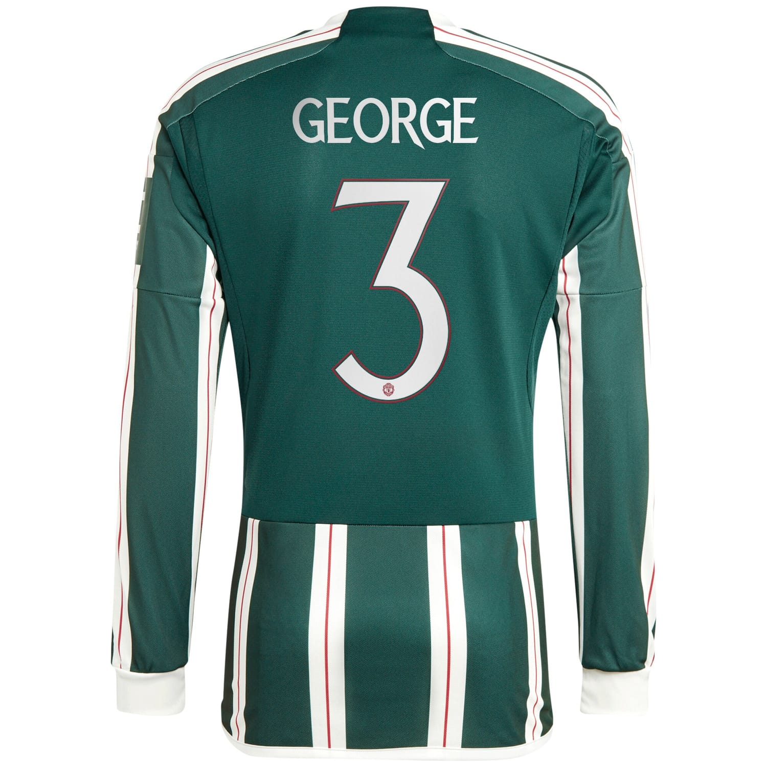 Premier League Manchester United Away Cup Jersey Shirt Long Sleeve 2023-24 player Gabrielle George printing for Men
