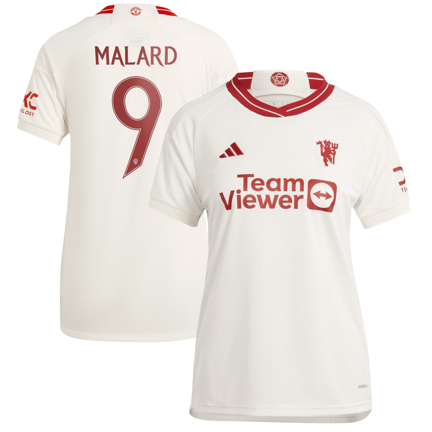 Premier League Manchester United Third Cup Jersey Shirt 2023-24 player Melvine Malard printing for Women