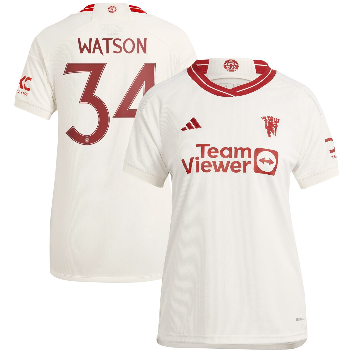 Premier League Manchester United Third Cup Jersey Shirt 2023-24 player Emma Watson printing for Women