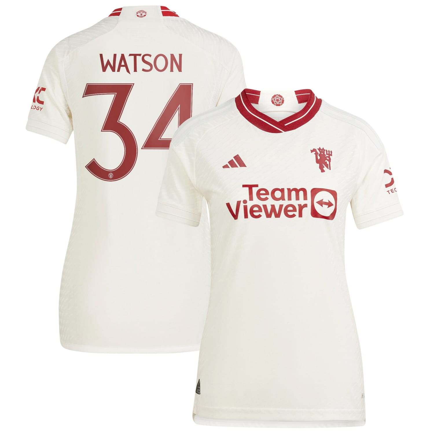 Premier League Manchester United Third Cup Authentic Jersey Shirt 2023-24 player Emma Watson printing for Women