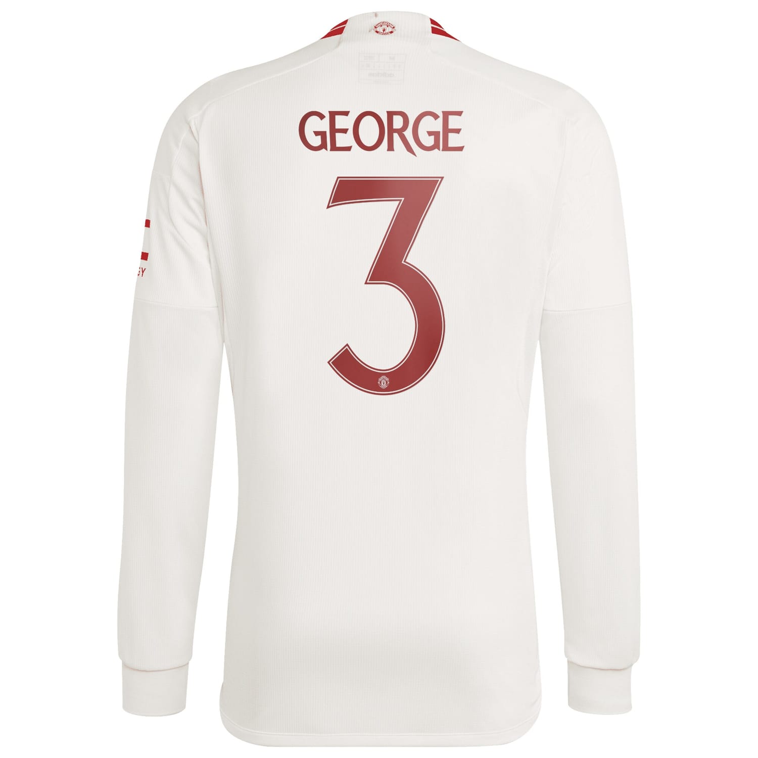 Premier League Manchester United Third Cup Jersey Shirt Long Sleeve 2023-24 player Gabrielle George printing for Men