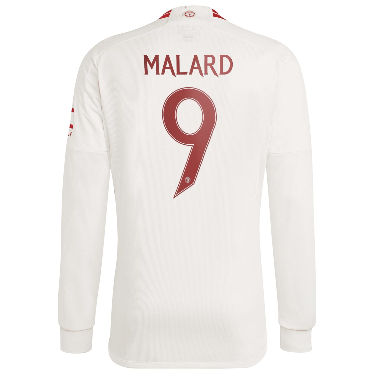 Premier League Manchester United Third Cup Jersey Shirt Long Sleeve 2023-24 player Melvine Malard printing for Men