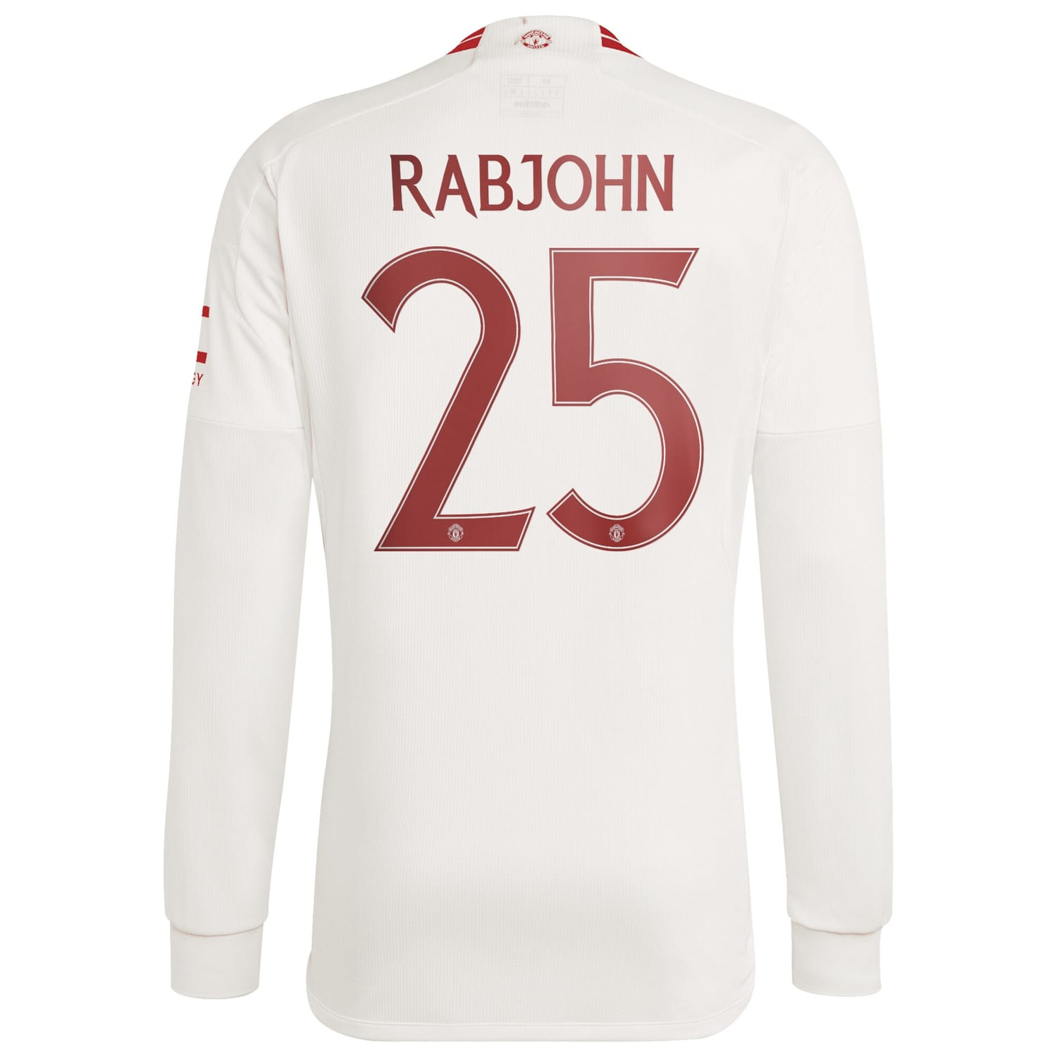 Premier League Manchester United Third Cup Jersey Shirt Long Sleeve 2023-24 player Evie Rabjohn printing for Men