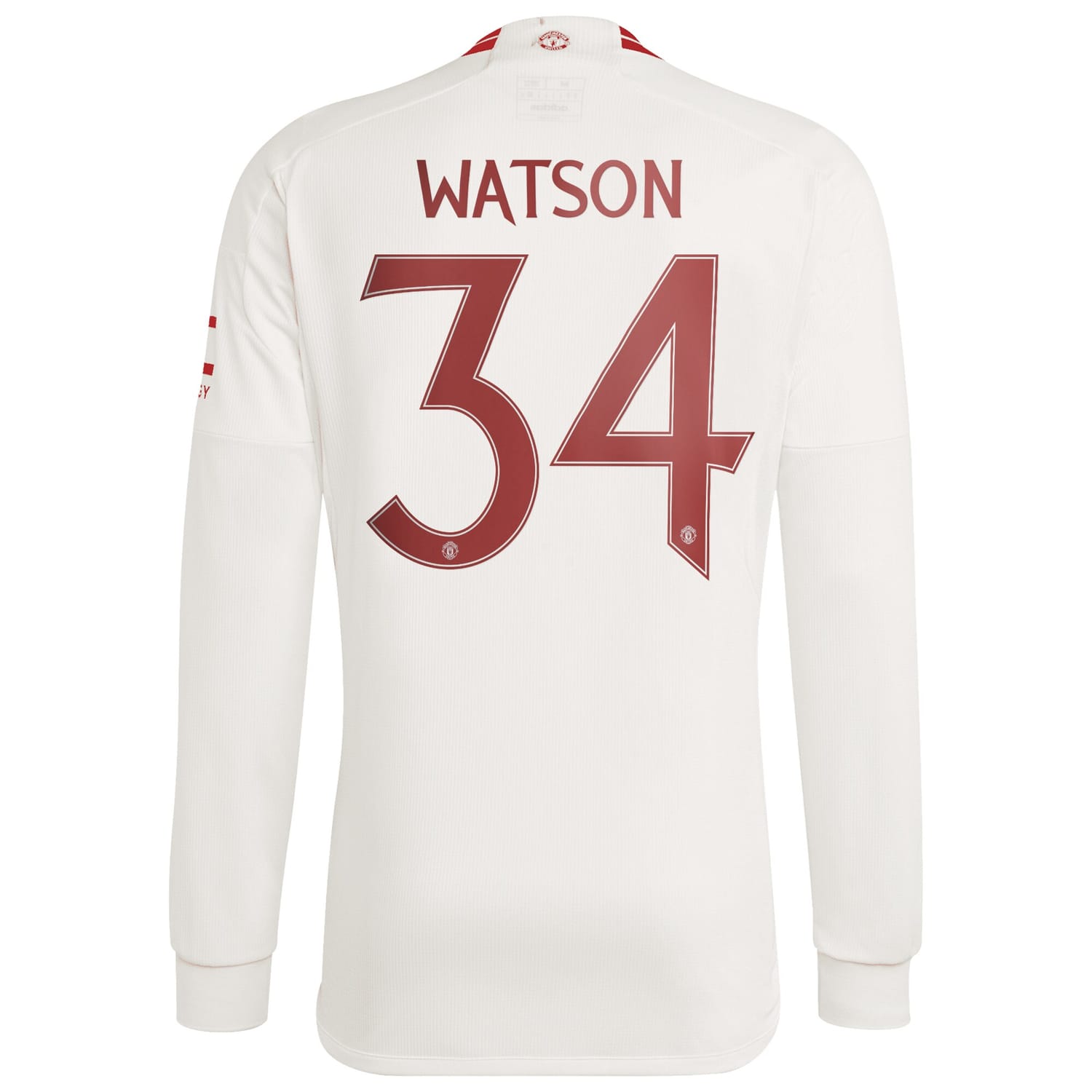 Premier League Manchester United Third Cup Jersey Shirt Long Sleeve 2023-24 player Emma Watson printing for Men