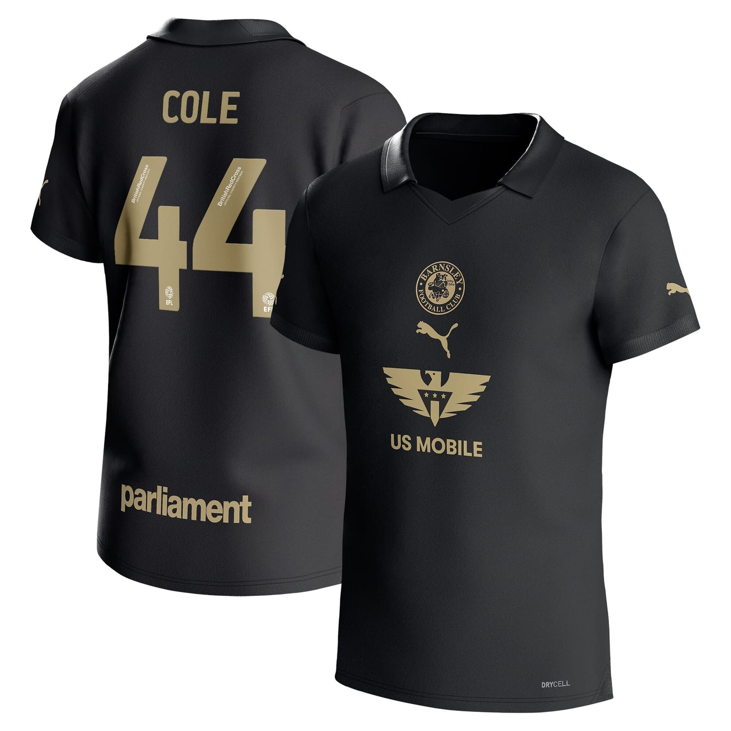 EFL League One Barnsley FC Third Jersey Shirt 2023-24 player Devante Cole printing for Men