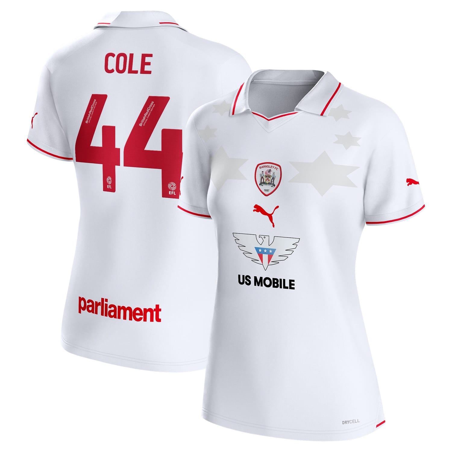 FA Cup Barnsley FC Away Jersey Shirt 2023-24 player Devante Cole printing for Women