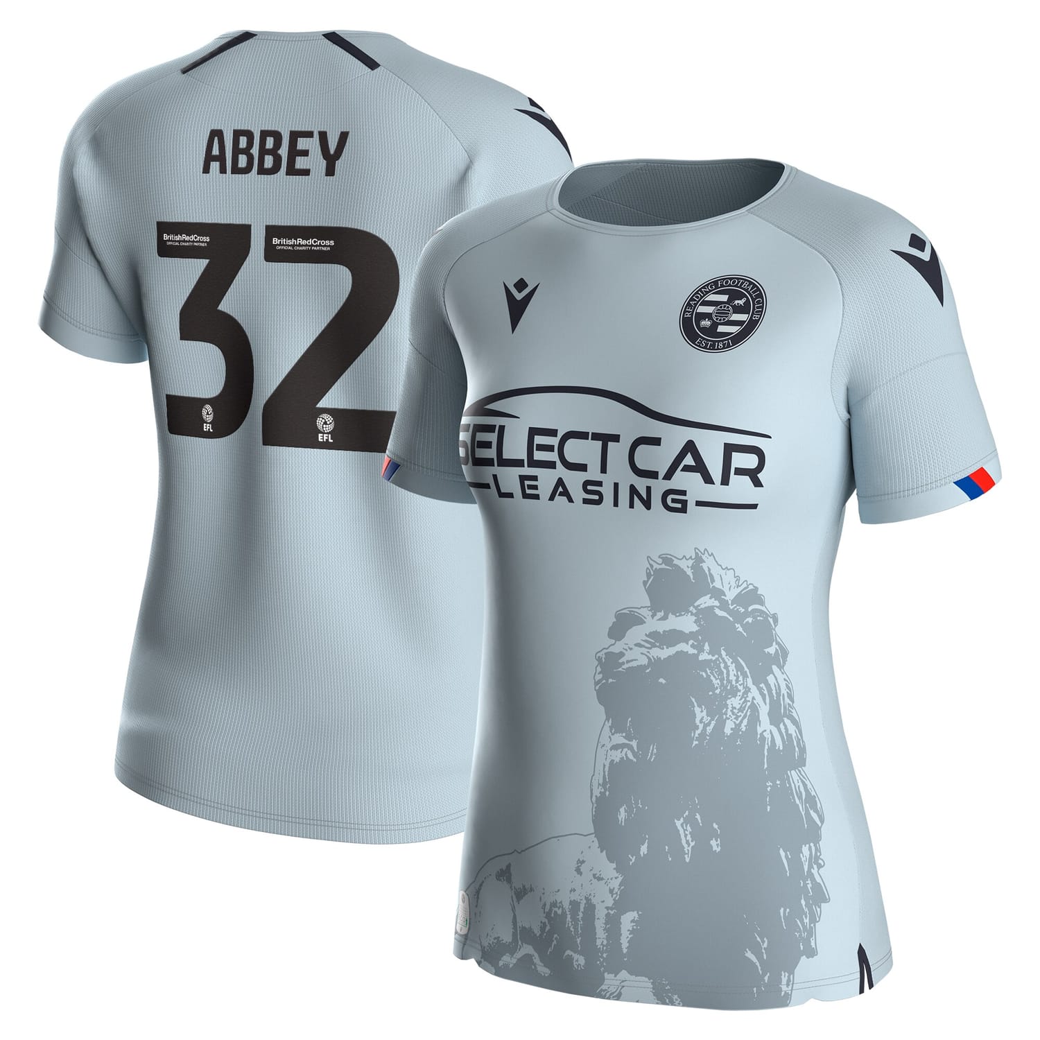 EFL League One Reading Away Jersey Shirt 2023-24 player Nelson Abbey printing for Women